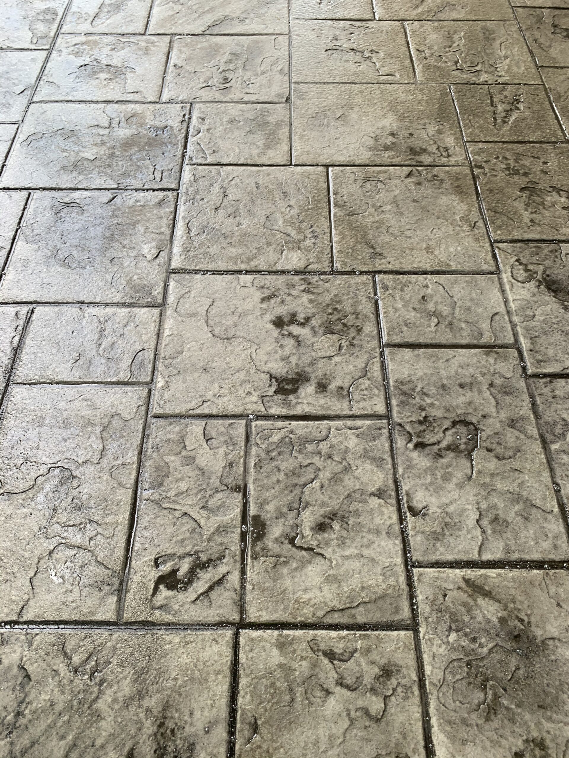 Ashlar Slate Stone Concrete Stamps Mats Set of 5 - Made in USA 24