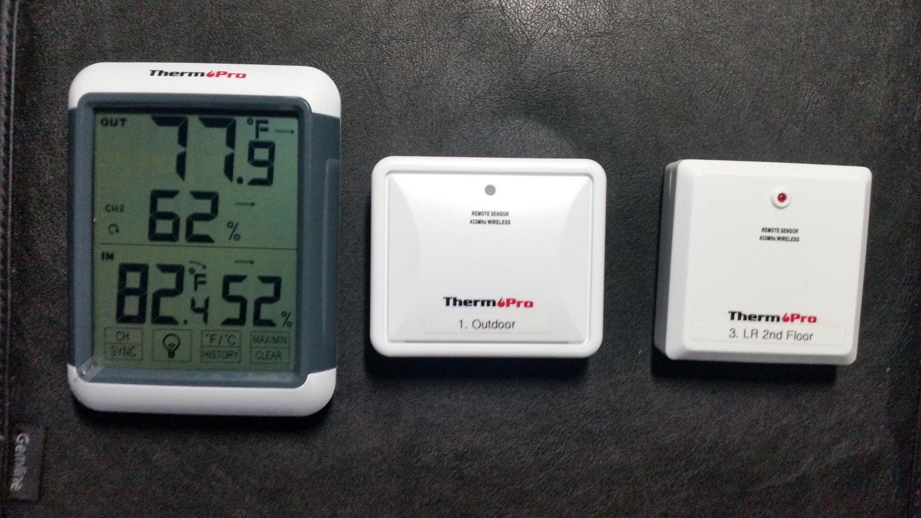 ThermoPro TP55 Digital Indoor Hygrometer Thermometer, 4-Inch Temperature / Humidity Monitor with Touchscreen and Backlit, Indoor Room Thermometer / Humidity Meter for House Home Greenhouse customer photo 1