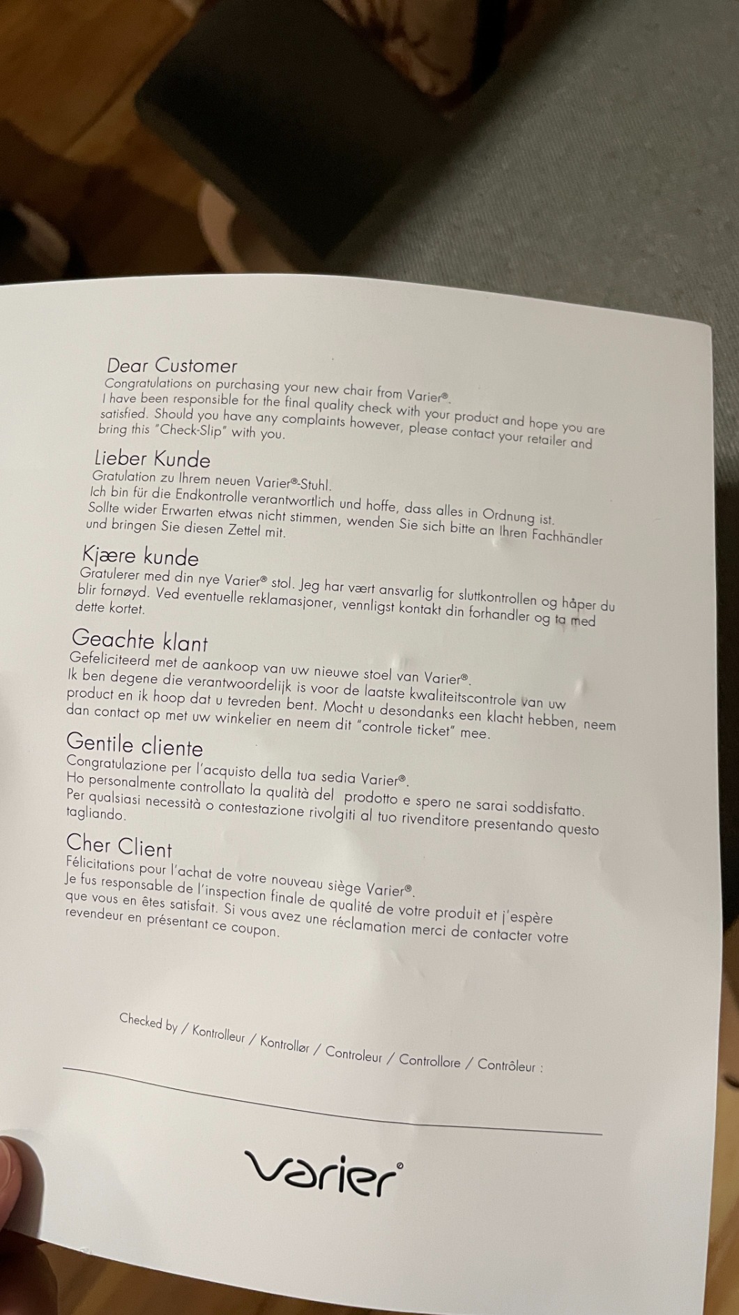 Variable Natural/Black Ergonomic Kneeling Chair - Multi-Purpose Rocking Seat for Home, Office and Study - 10 Year Quality Guarantee customer photo 2