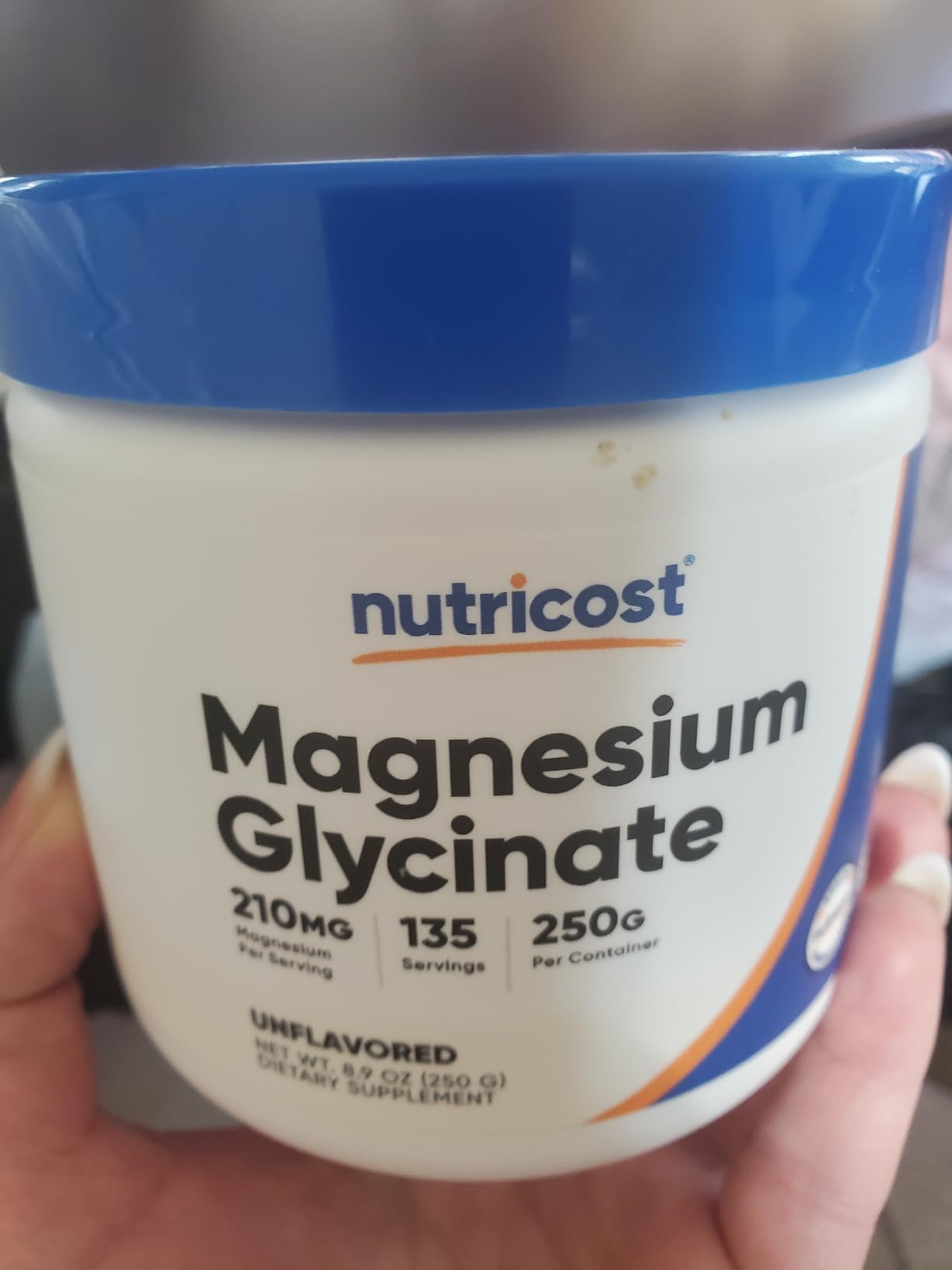 Nutricost Magnesium Glycinate Powder (250 Grams) (Unflavored) customer photo 1