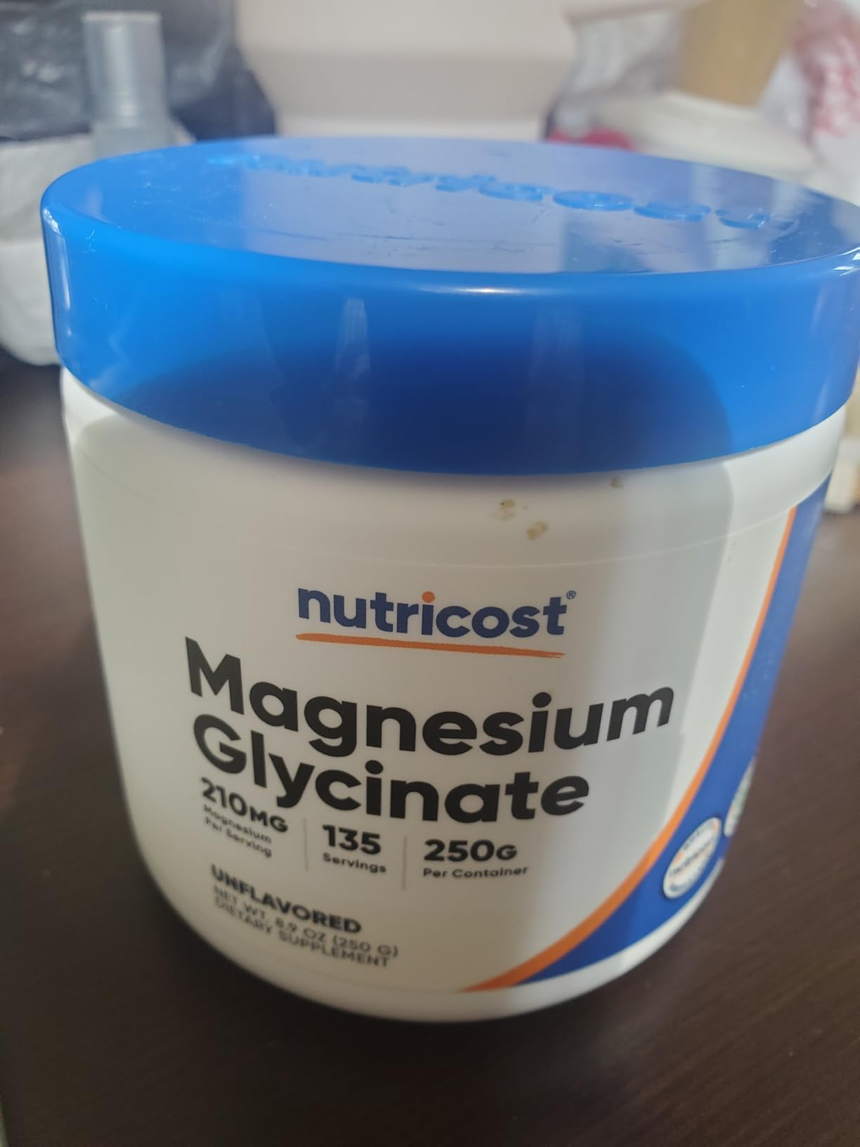Nutricost Magnesium Glycinate Powder (250 Grams) (Unflavored) customer photo 2