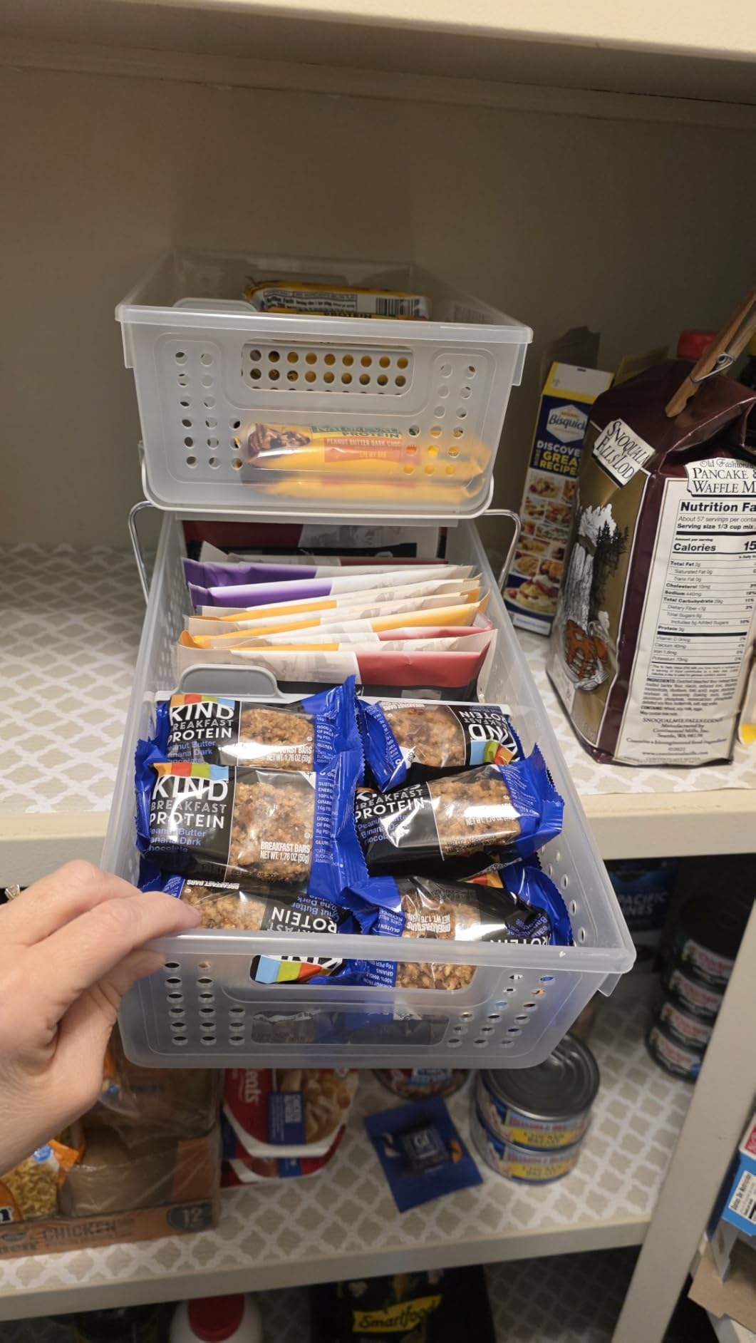 madesmart 2 Tier Bath Organizer, Undersink Storage with Sliding Drawers, for Cleaning Supplies, Pantry, Sponges, Bottles & Kitchen Essentials, Adjustable Dividers & Pull Out Sliding Baskets, Frost customer photo 2