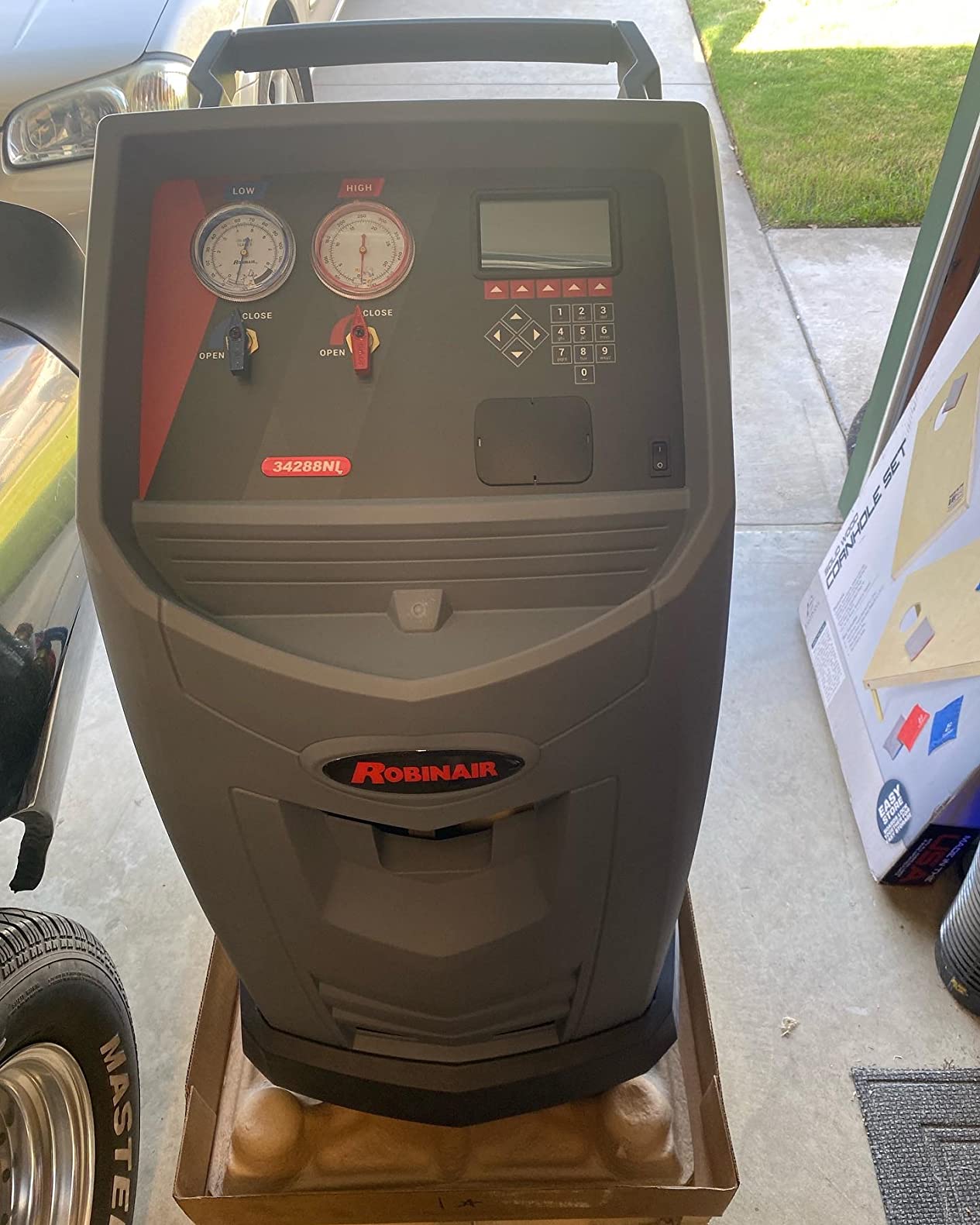 Robinair 34288NI Economy R-134a Refrigerant Recovery, Recycling, and Recharging Machine for Standard (Non-Hybrid) Automotive A/C Systems customer photo 2
