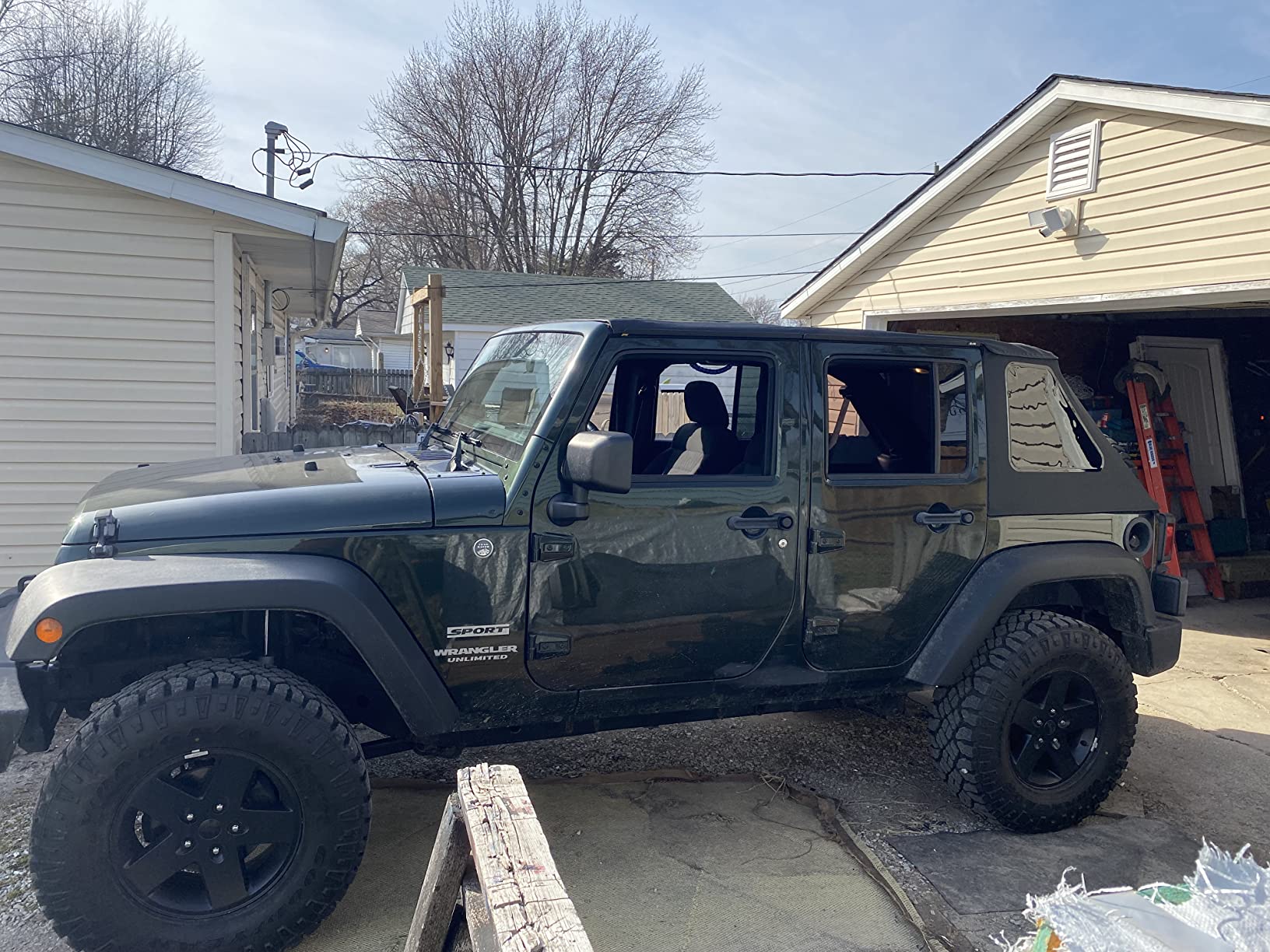 Bestop 56852-35 Black Diamond Trektop for 2007-2018 Jeep Wrangler JK 2-Door customer photo 1