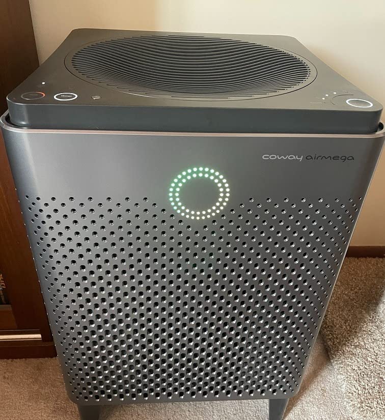 COWAY Air Purifier for Large Room Whole Home Up to 3,120ft², HEPA Filter for Smoke, Allergies, Pet Dander, Odor, App-Enabled, AQI, Smart Mode, Timer, 5yr Warranty, Airmega 400S Graphite customer photo 1