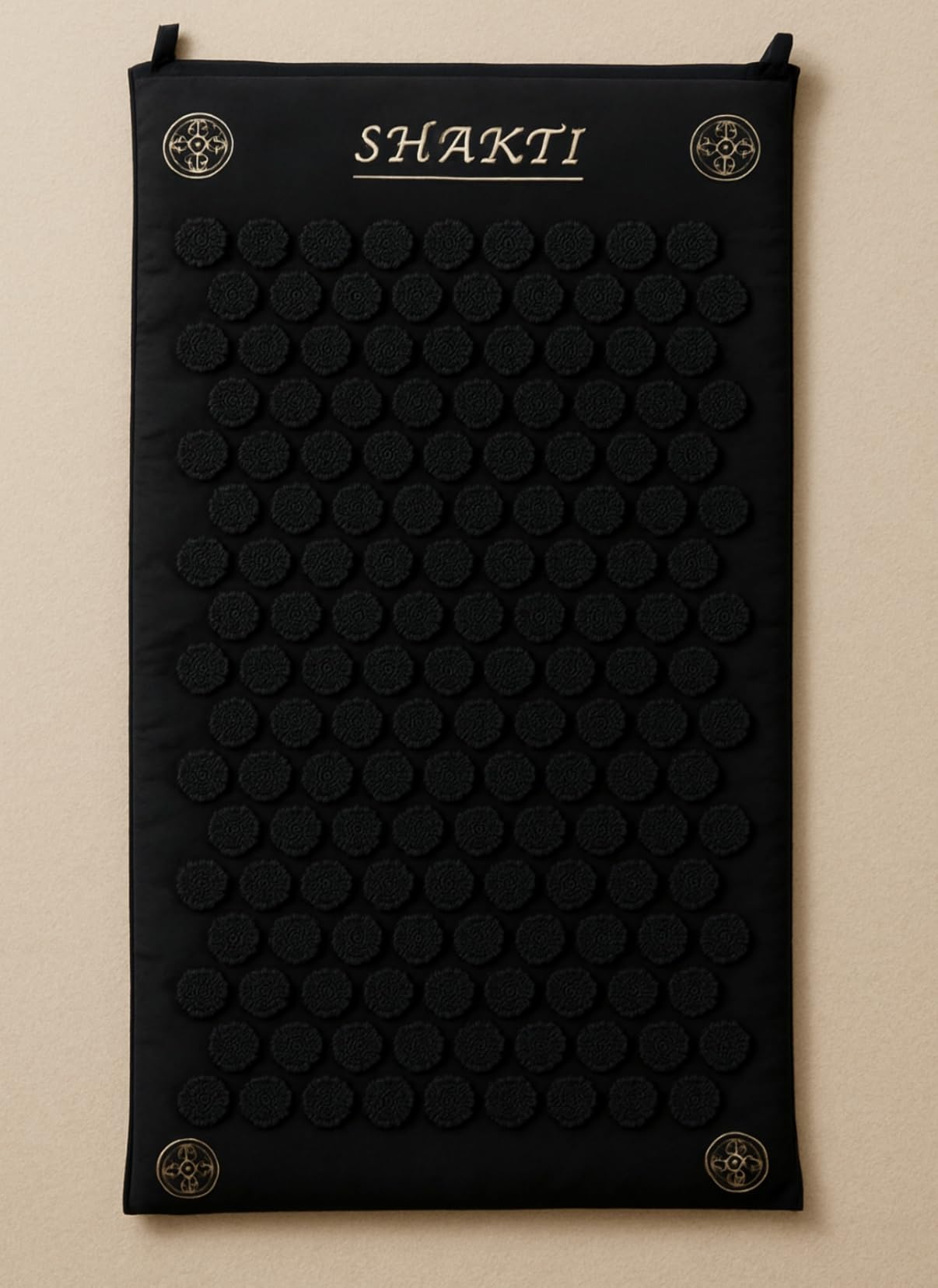 ShaktiMat Classic Acupressure Mat Level 2 Intensity in Shakti Black, Relieves Stress & Tension, Promotes Relaxation & Focus | Similar to Acupuncture, No Needles Required | FSA/HSA Eligible customer photo 1