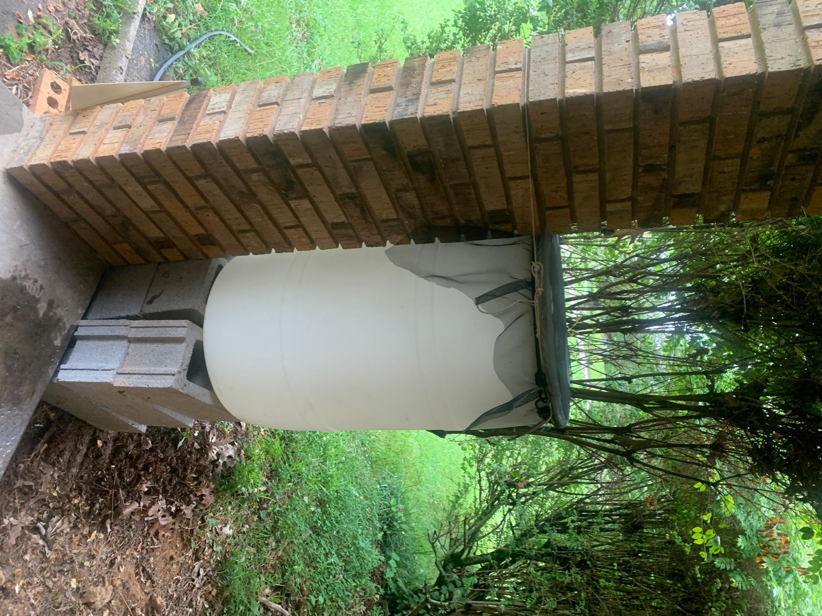 Rain Barrel Rainwater Diverter Kit fits 2x3 and 3x4 Downspouts | Includes Drill Bits | Aquabarrel 103 customer photo 2