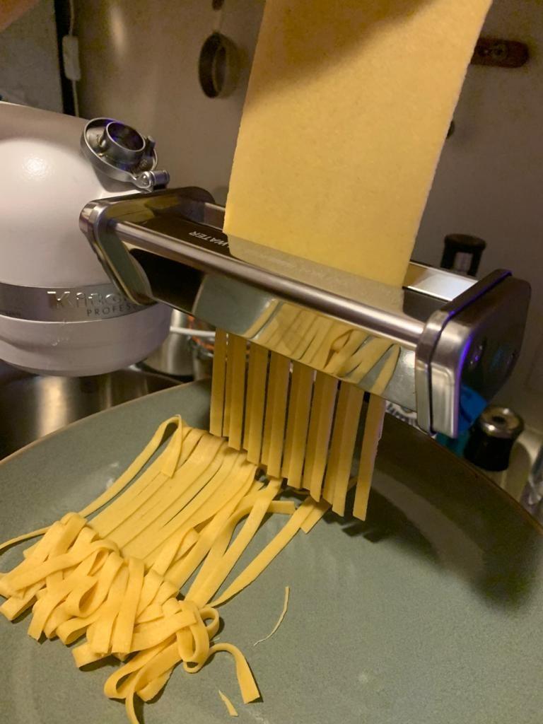 Pasta Attachment for KitchenAid Stand Mixer Included Pasta Sheet Roller, Spaghetti Cutter and Fettuccine Cutter Pasta Maker Stainless Steel Accessories 3Pcs by Gvode customer photo 1