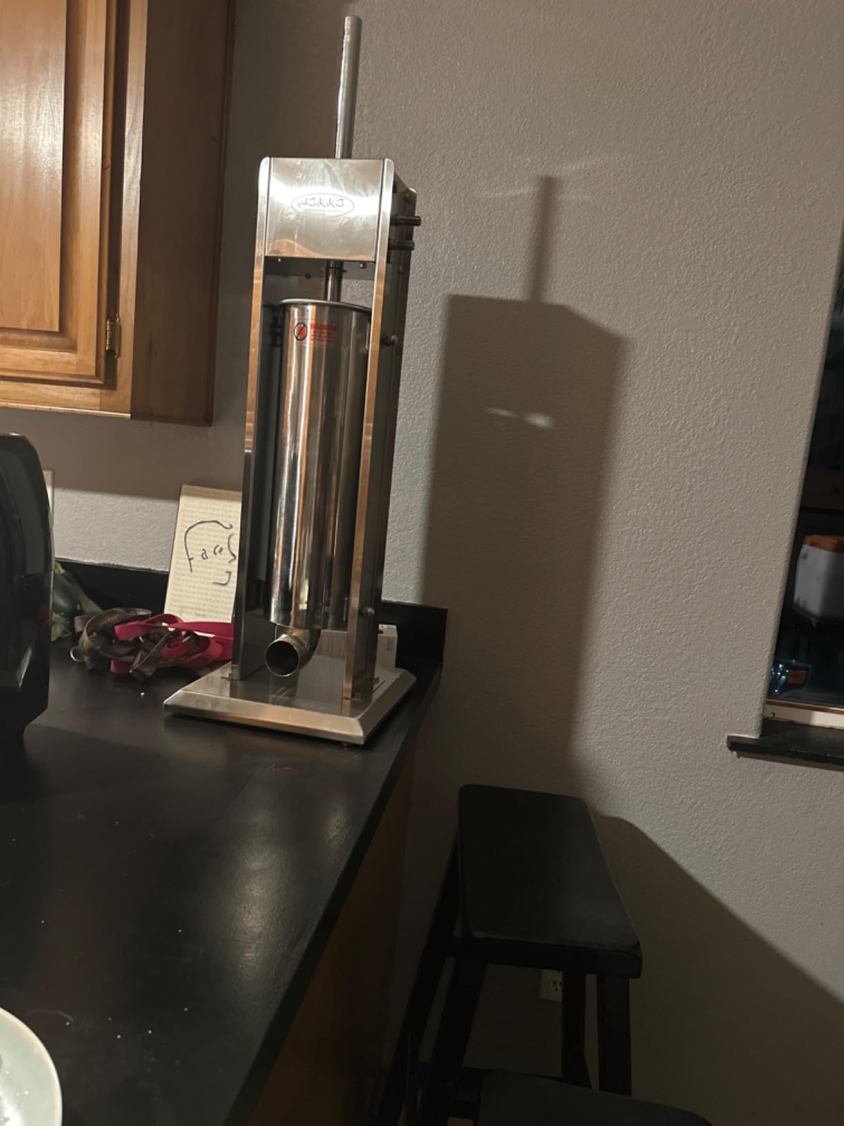 Hakka 2 in 1 Sausage Stuffer, Vertical Sausage Maker and Spanish Churro Maker Machines with 2 Speed, 7LB/3L customer photo 1