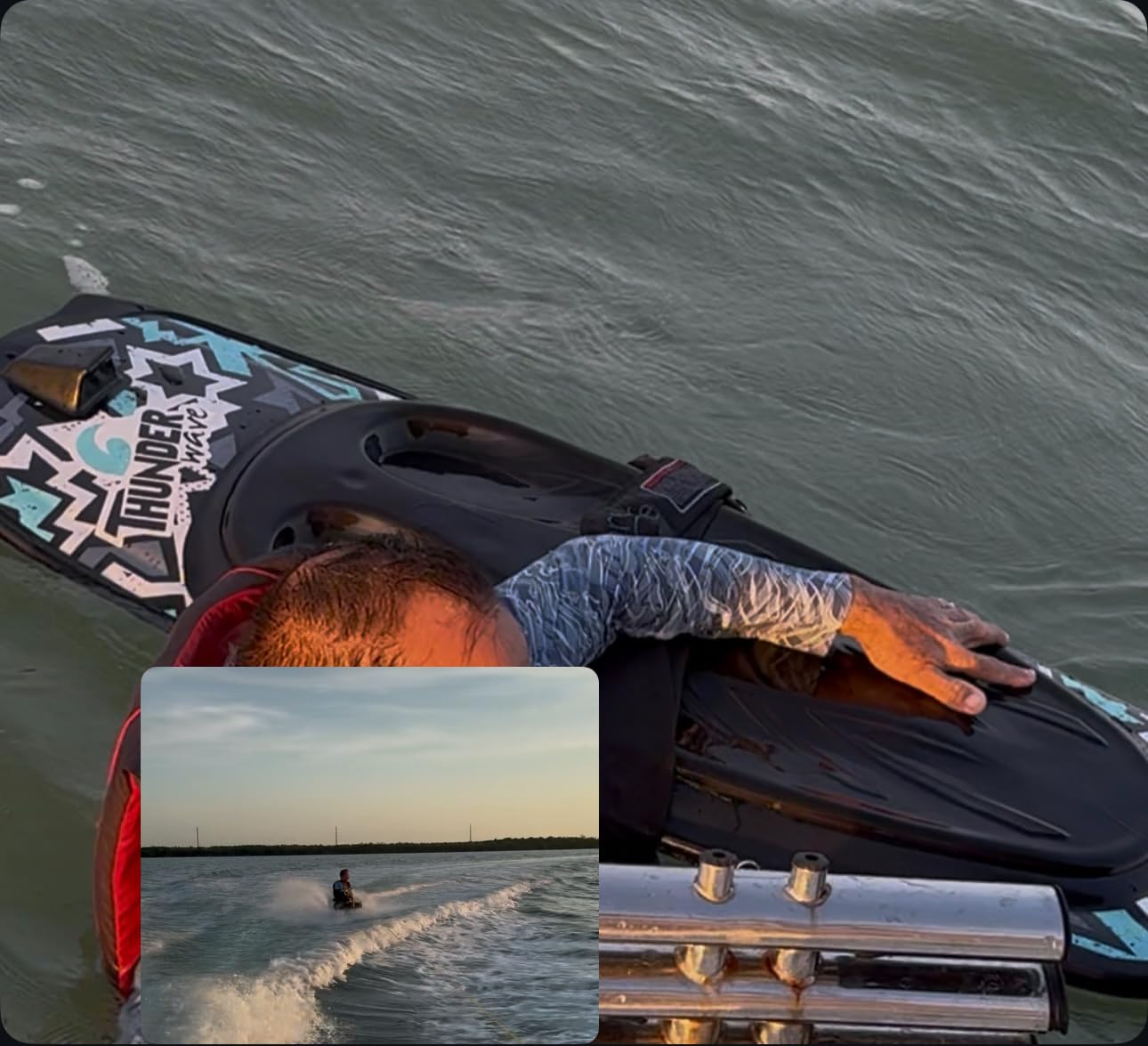 SereneLife Water Sport Kneeboard with Hook for Kids & Adults, Kneeboard with Strap for Boating, Waterboarding, Kneeling Boogie Boarding, Knee Surfing customer photo 2