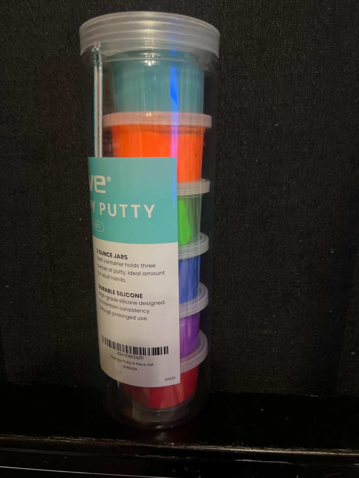 Vive Therapy Putty (6 Pack) - Putty for Hand - Stress Putty for Adults - Exercise Putty for Rehab, Finger, Grip Strength Resistance - Sensory Putty and Therapy Occupational Clay - 3 Ounces customer photo 2