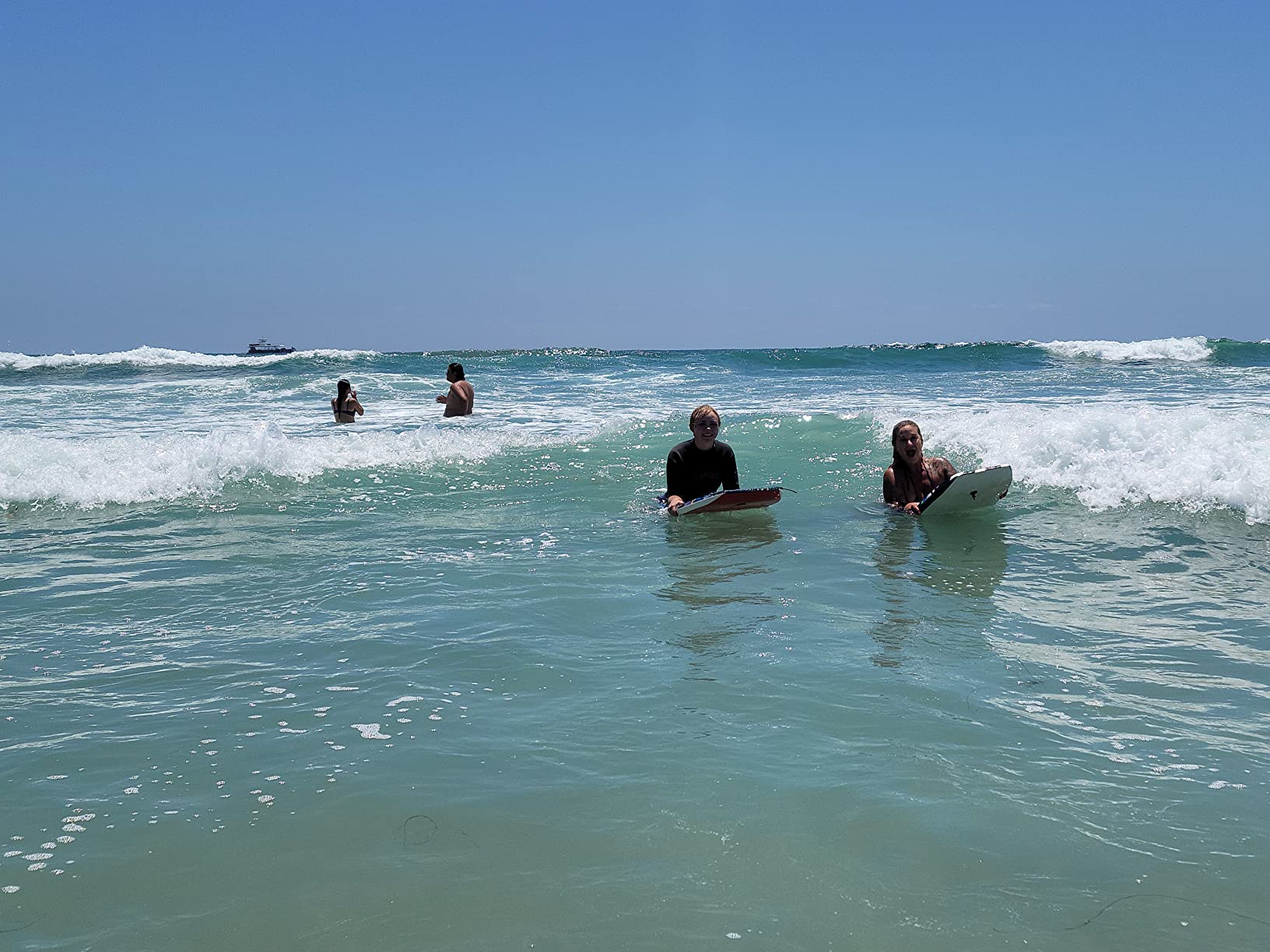 THURSO SURF Quill 42'' Bodyboard Lightweight Durable EPS Core IXPE Deck HDPE Slick Bottom FRP Stringer Crescent Tail Dual Channel Plastic Mesh with Double Stainless Steel Swivel Coiled Wrist Leash customer photo 1