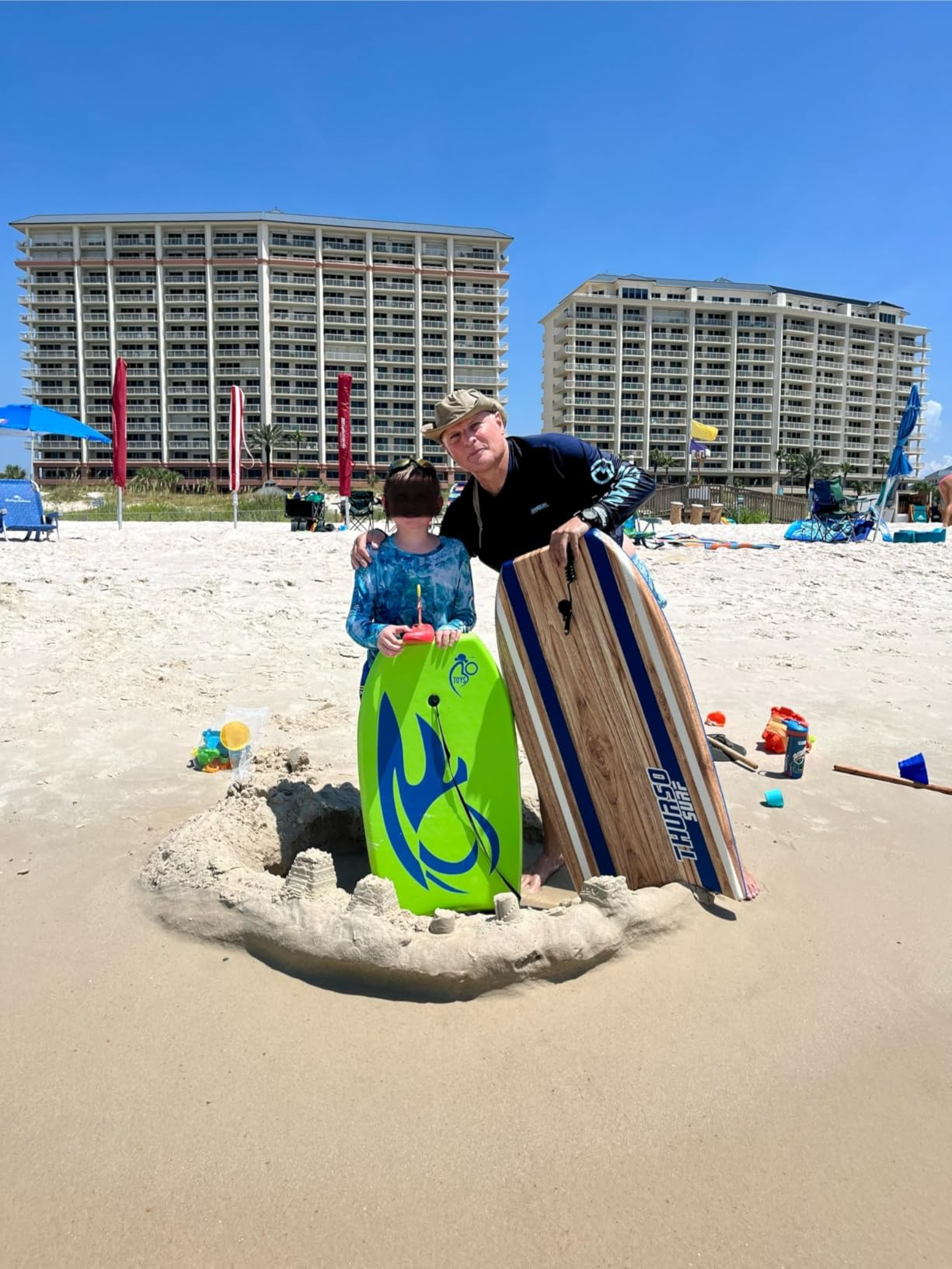 THURSO SURF Quill 42'' Bodyboard Lightweight Durable EPS Core IXPE Deck HDPE Slick Bottom FRP Stringer Crescent Tail Dual Channel Plastic Mesh with Double Stainless Steel Swivel Coiled Wrist Leash customer photo 2