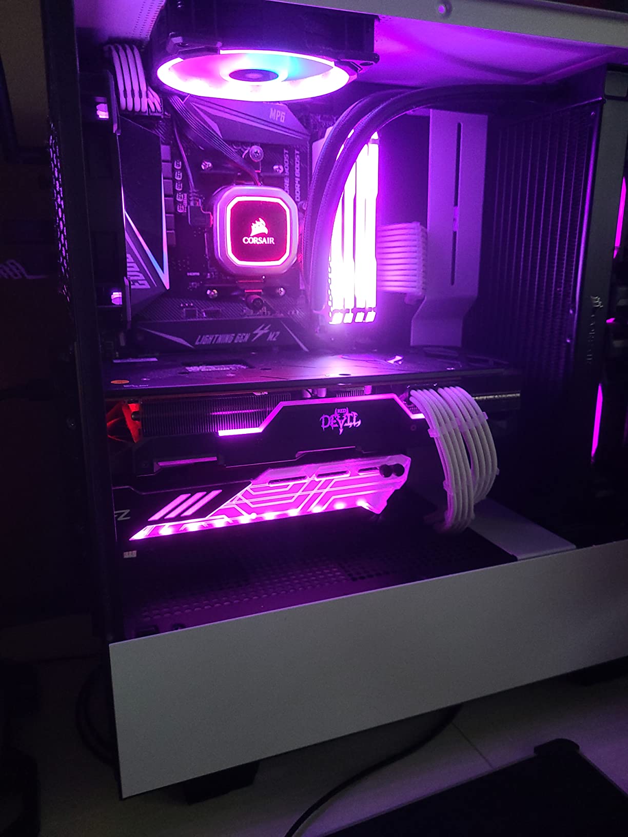 ASIAHORSE 16AWG PSU Cable Extension Power Cords, Customized Power Supply Mod Sleeve Extension Cable, ATX/EPS/8-pin PCI-E/6-pin PCI-E for PSU Cable customer photo 2