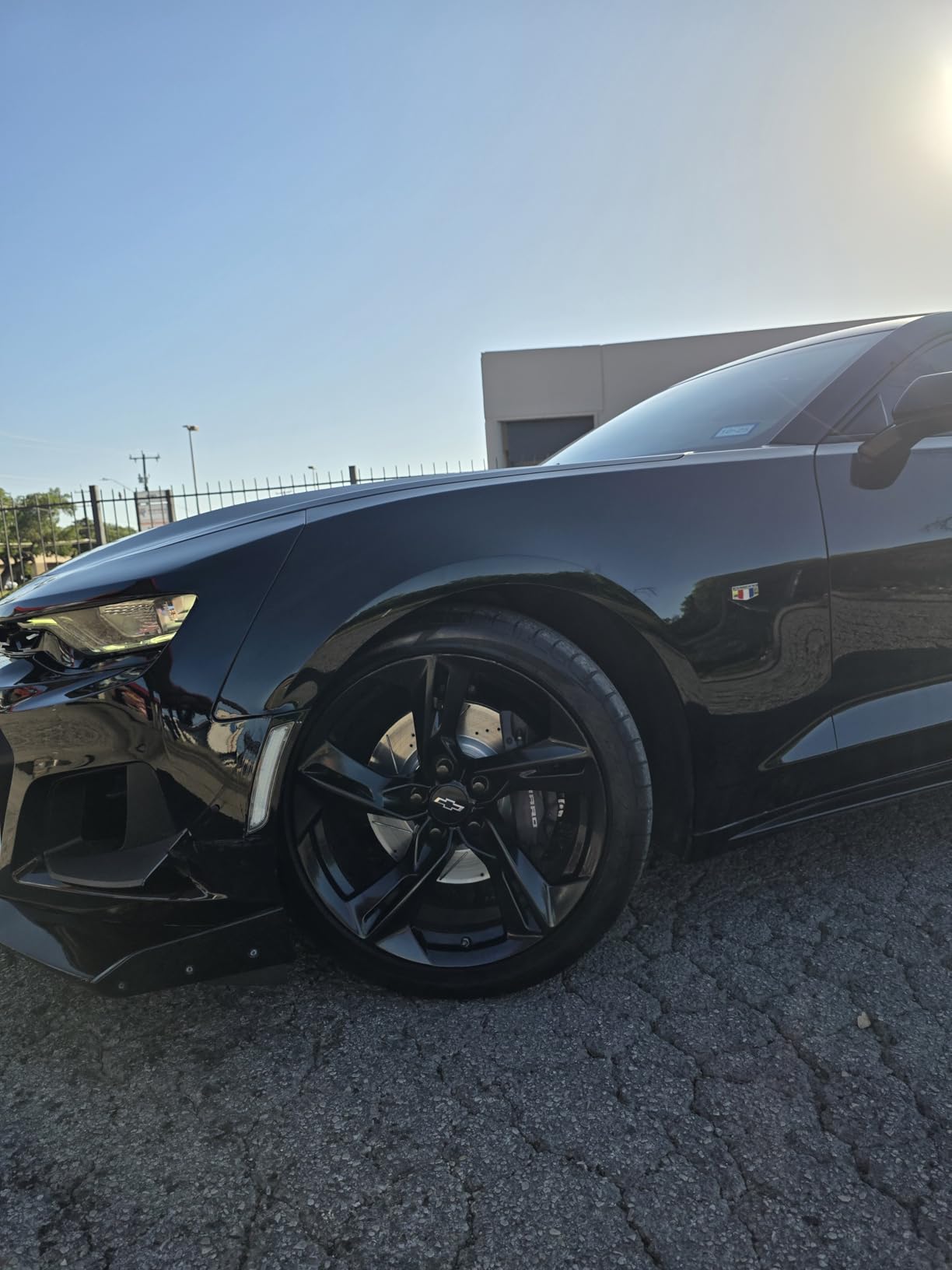 Front and Rear Brake Kit For Chevrolet Camaro 2016-23 - Carbon Fiber Ceramic Brake Pads + Drilled & Slotted Rotors Upgrade customer photo 1
