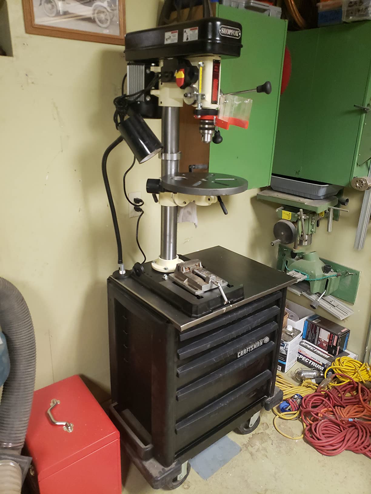 Shop Fox W1848 Oscillating Floor Drill Press customer photo 2