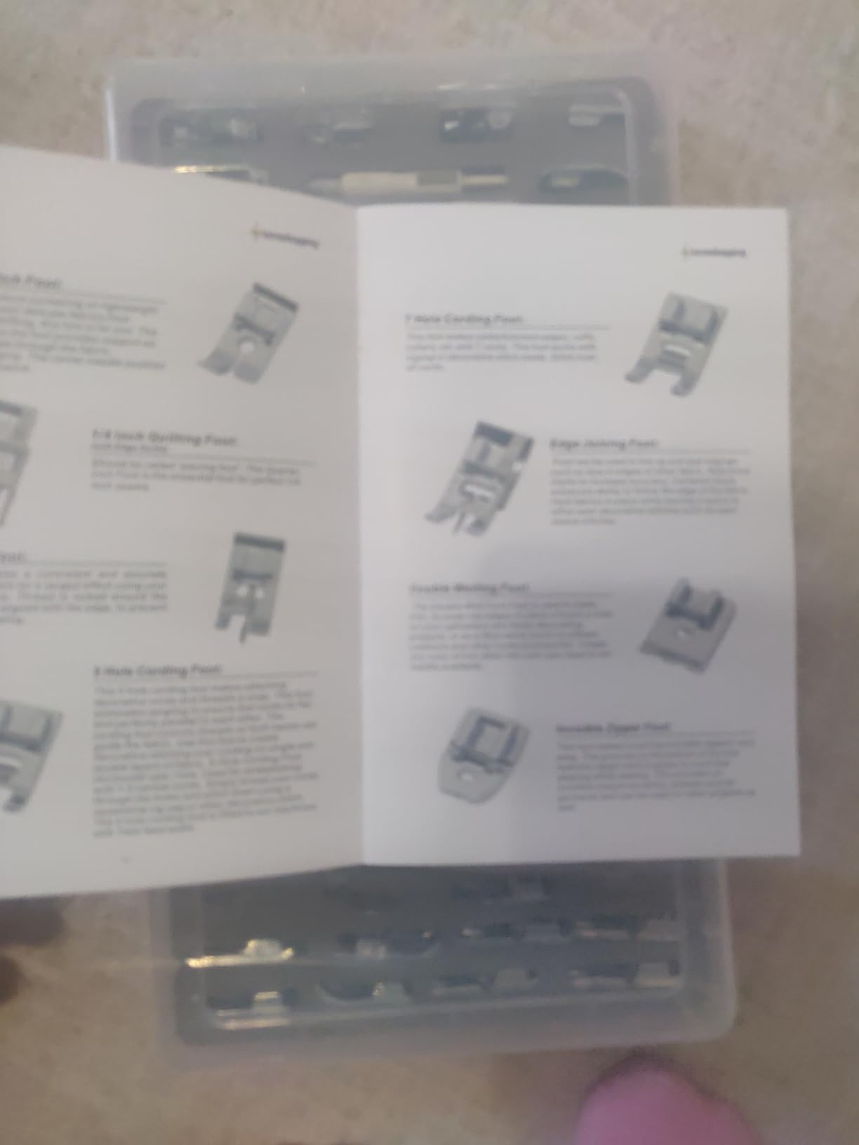 52pcs Sewing Machine Presser Feet Set - Metal, Low Shank for Singer, Brother, Babylock, Janome and Kenmore customer photo 1