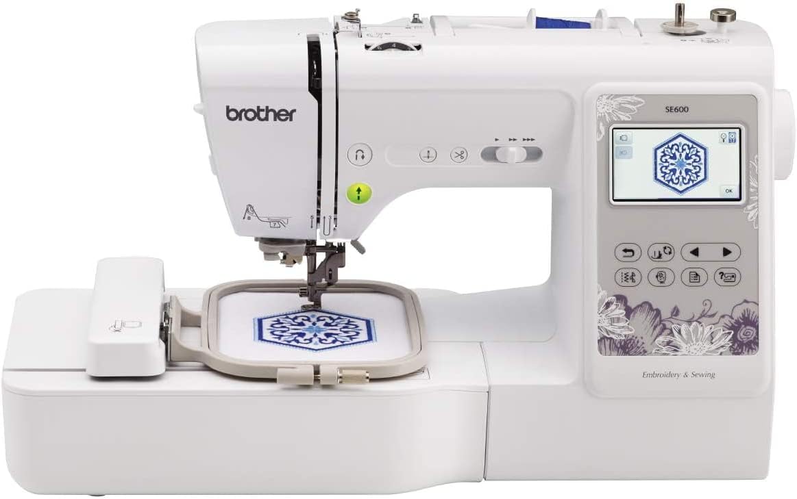 Brother SE600 Sewing and Embroidery Machine, 80 Designs, 103 Built-In Stitches, Computerized, 4
