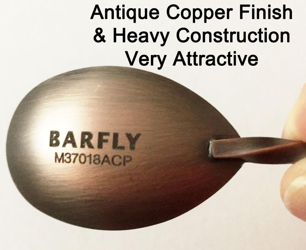 Barfly Muddle Bar Spoon, Muddler 11 13/16