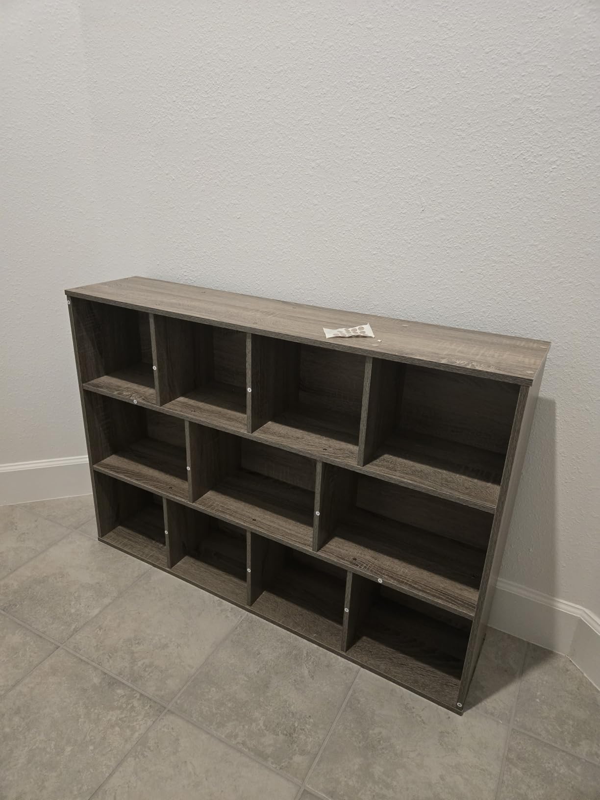 Furinno LUDER Book Shelf, 5-Cube Bookshelf, Reversible Bookcase, for Living Room, Bedroom, Home Office, White customer photo 2