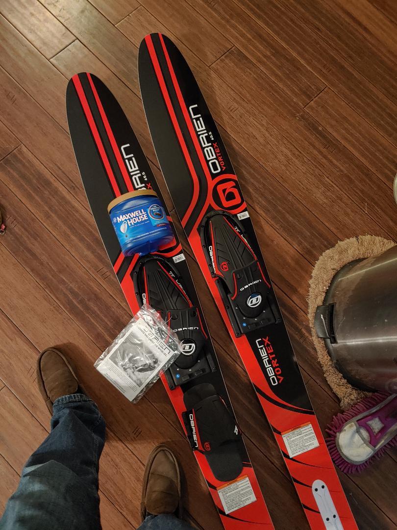 O'Brien Vortex Widebody Combo Water Skis 65.5