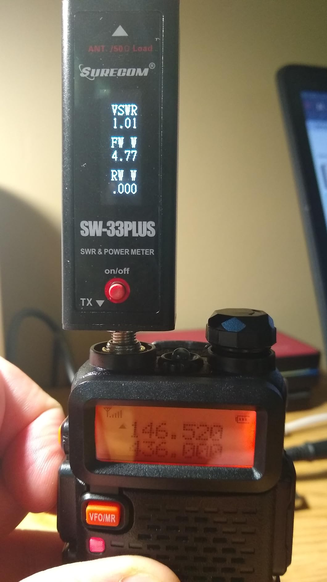 Baofeng UV-5R Two Way Radio Dual Band 144-148/420-450Mhz Walkie Talkie 1800mAh Li-ion Battery(Black) customer photo 2