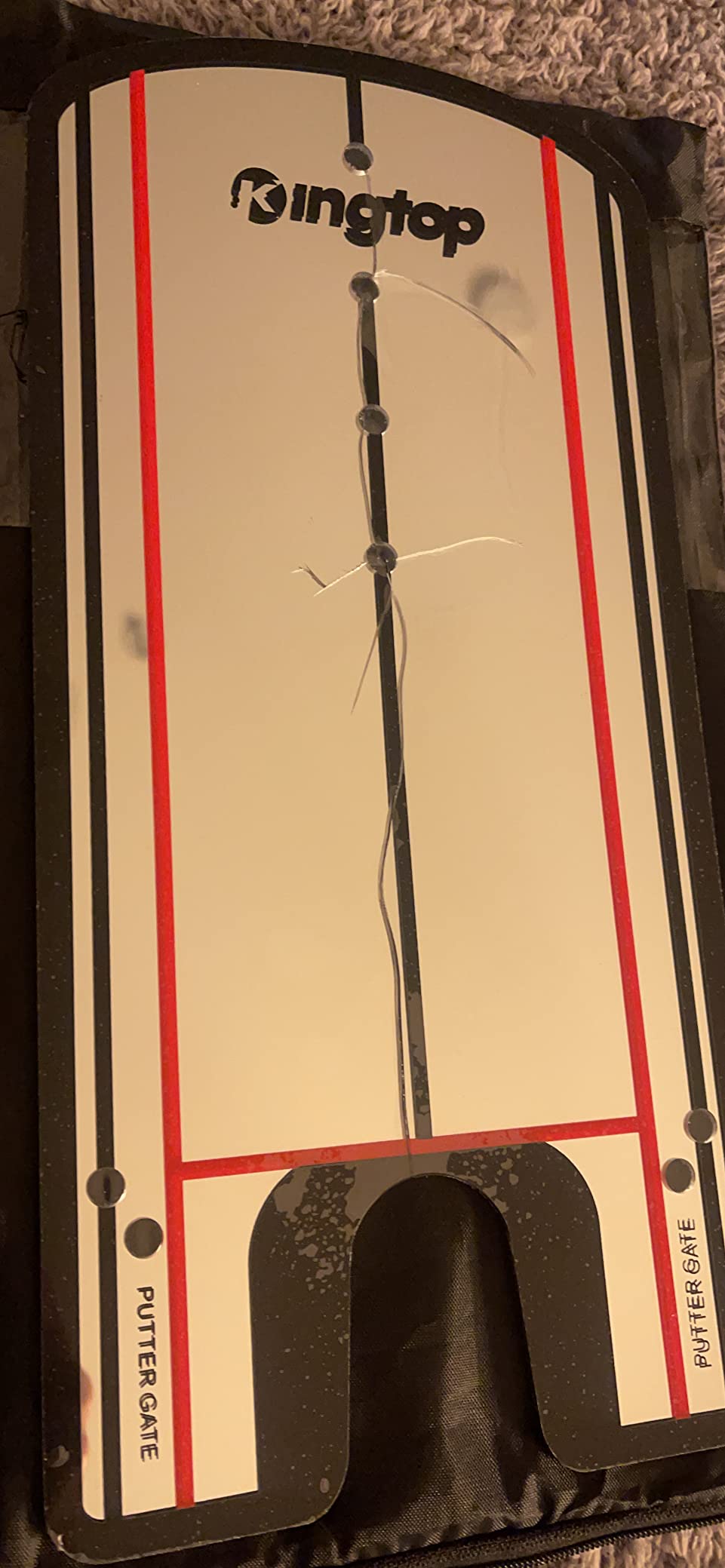 KINGTOP Golf Putting Mirror - Alignment Putting Training Aids for Consistency & Accuracy - Ideal for Indoor | Outdoor Practice, with Carry Bag and Golf Tees customer photo 2