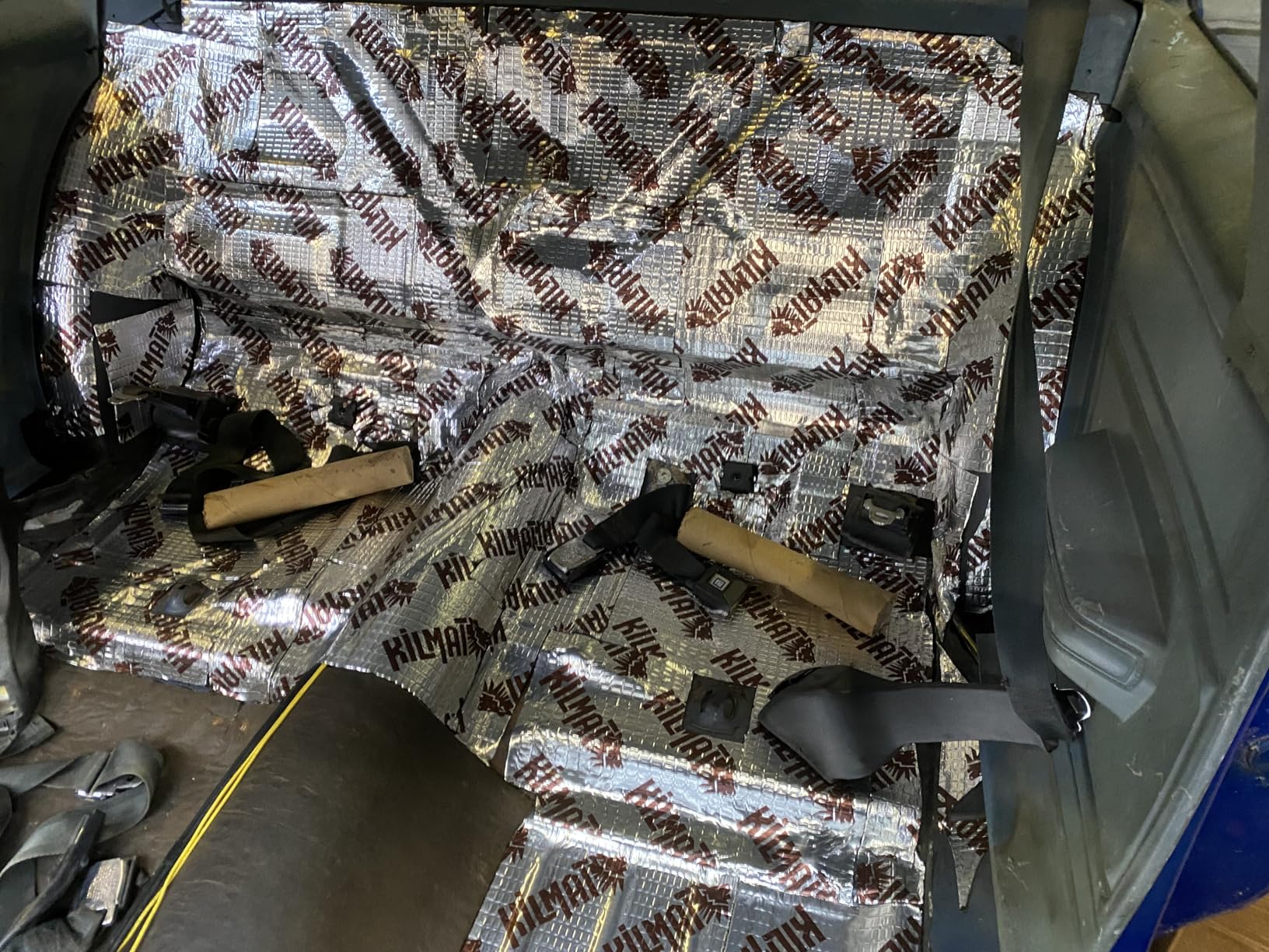 KILMAT 80 mil 36 sqft Car Sound Deadening Mat, Butyl Automotive Sound Deadener, Audio Noise Insulation and dampening customer photo 2