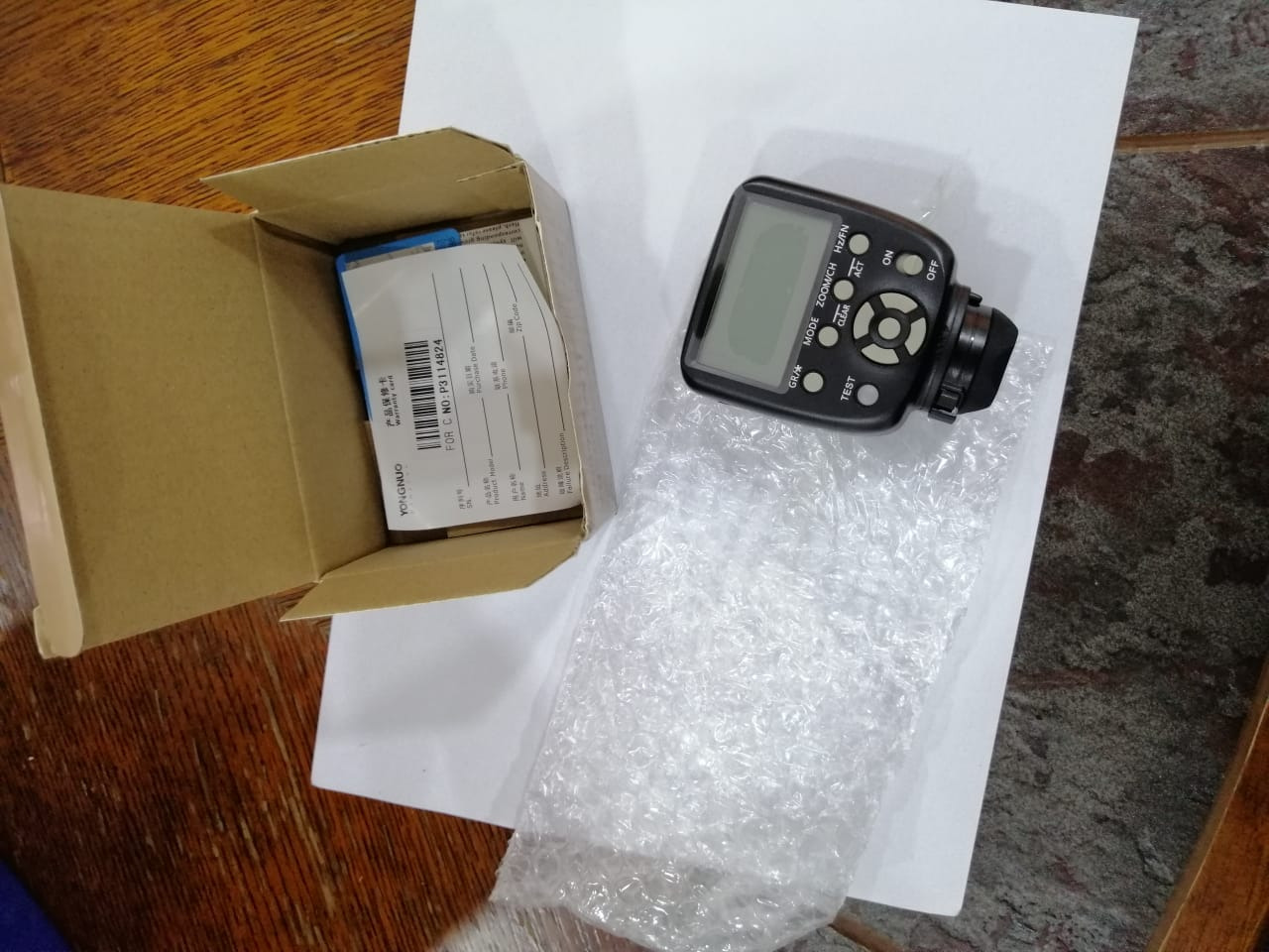 Yongnuo Upgraded YN560-TX II LCD Flash Trigger Remote Controller, for Canon and YN560IV/III YN660 with Wake-up Function for Canon Cameras customer photo 1
