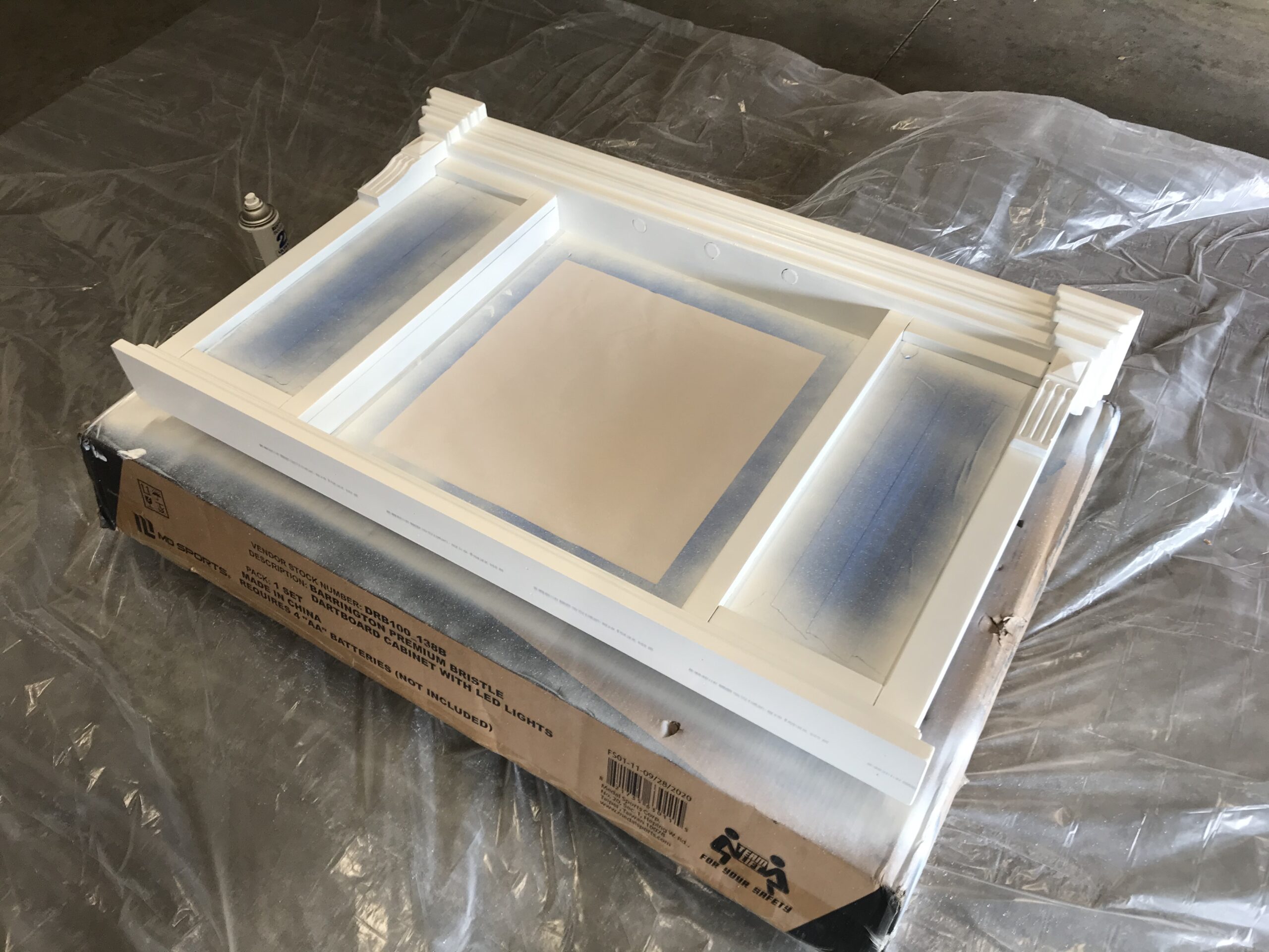 Barrington Dartboard Multiple Styles Pre-Assembled Wood Dartboard Cabinet Collection with 18