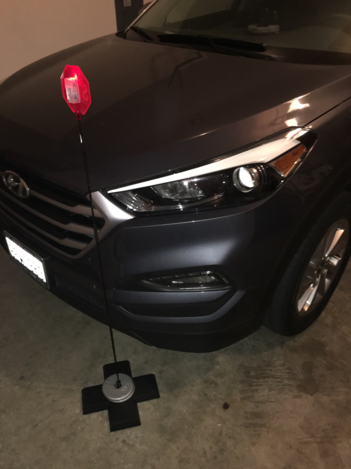 LED Stop Sign Parking Assistant for Garage with Flashing Signal customer photo 1