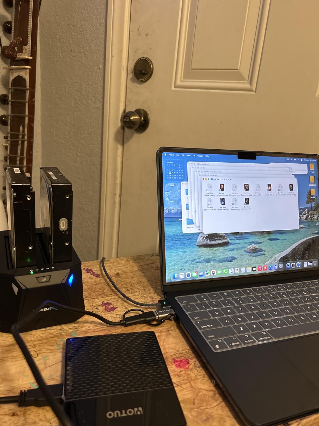 SABRENT USB 3.0 to SATA I/II/III Dual Bay External Hard Drive Docking Station for 2.5 or 3.5in HDD, SSD with Hard Drive Duplicator/Cloner Function [20+TB Support] (EC-HD2B) customer photo 1