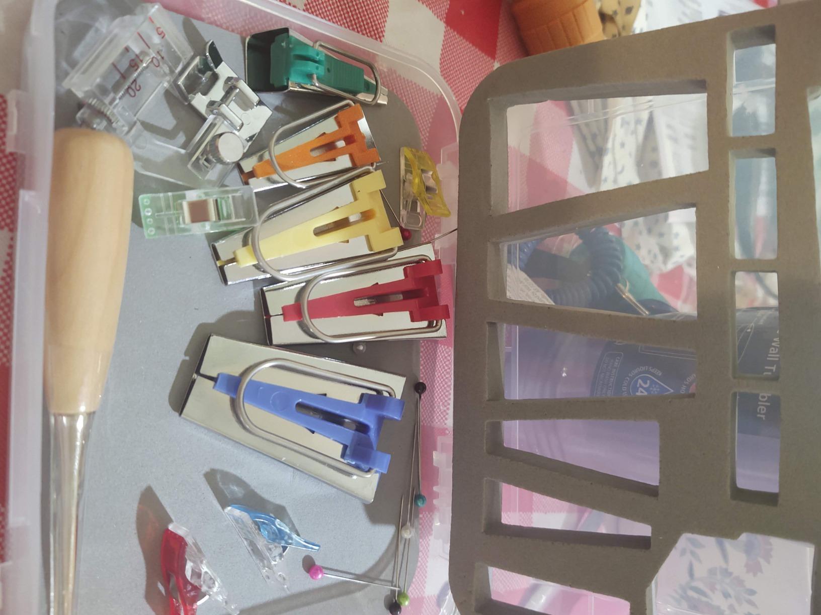 HONEYSEW Bias Tape Maker Kits All 5 Sizes 6MM 9MM 12MM 18MM 25MM Binding Foot Craft Clips Awl Quilter's Pin customer photo 1