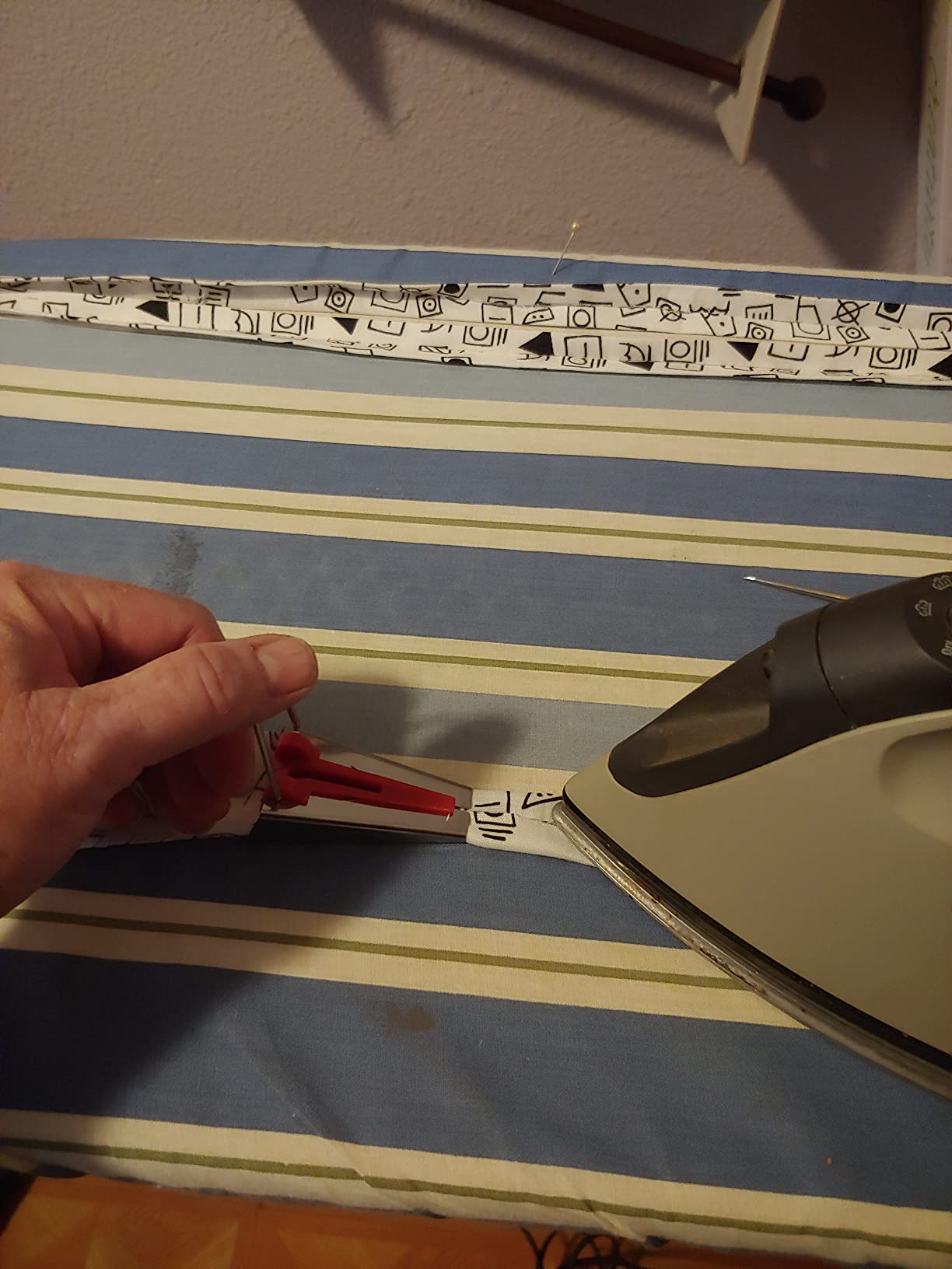 HONEYSEW Bias Tape Maker Kits All 5 Sizes 6MM 9MM 12MM 18MM 25MM Binding Foot Craft Clips Awl Quilter's Pin customer photo 2