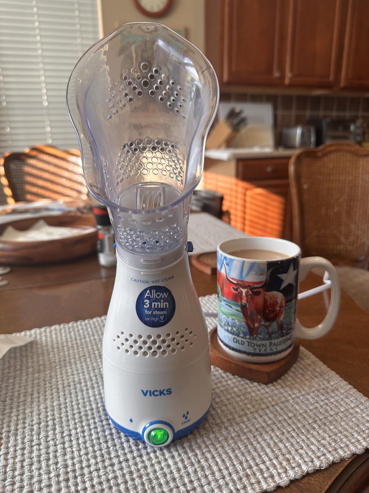 Vicks Sinus Inhaler, New & Improved Non-Medicated Steam Inhaler for Sinus Relief, Allergies, Congestion & Colds, Vocal Steamer, Soothes Nasal & Throat Passages, Works with VapoPads customer photo 1