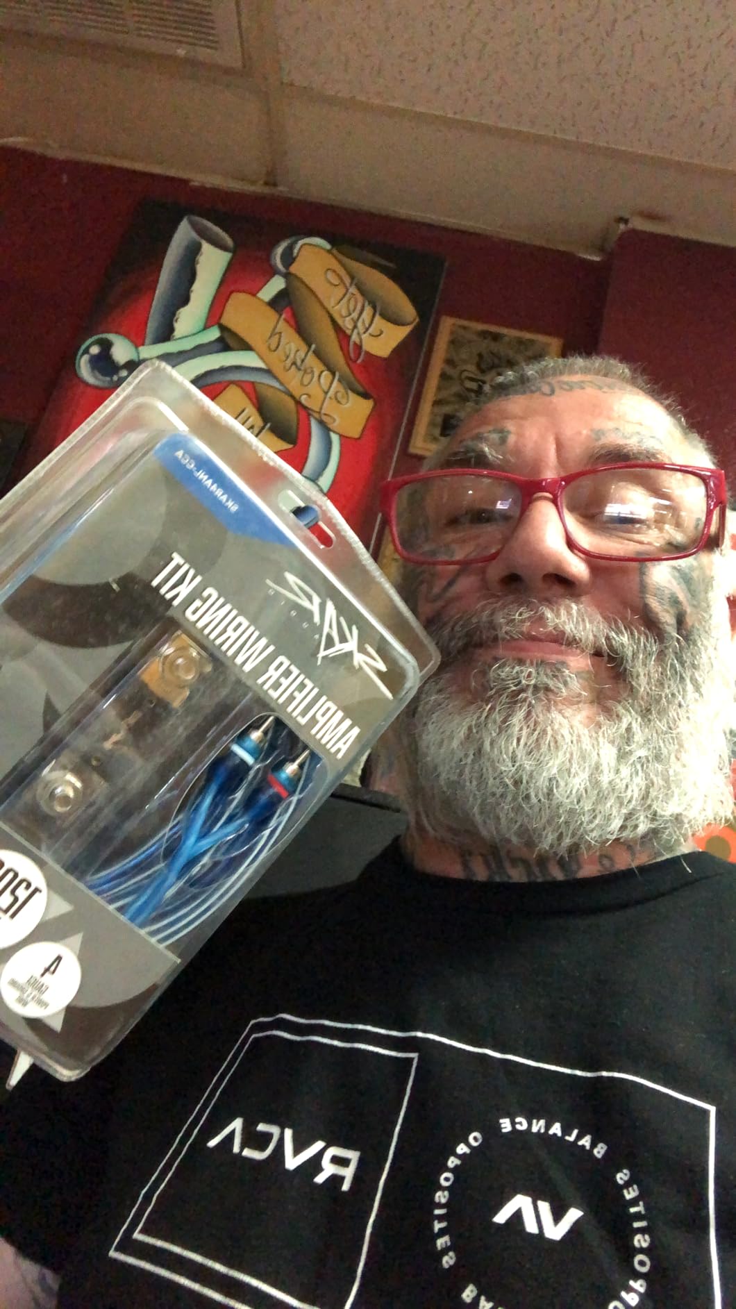 Skar Audio 4 Gauge Amplifier Wiring Kit - Blue, Copper Clad Aluminum, SKAR4ANL-CCA customer photo 2