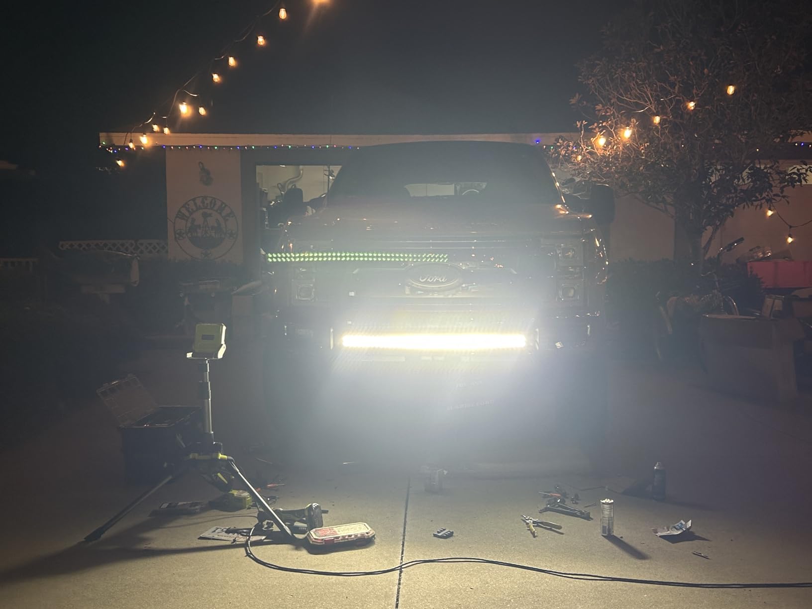 Nilight 42Inch 240W Curved Led Light Bar Spot Flood Combo Led Off Road Lights and 14AWG 5Pin Rocker Switch Wiring Harness Kit for Truck ATV UTV SUV Boat Jeep Lamp,2 Years Warranty customer photo 2