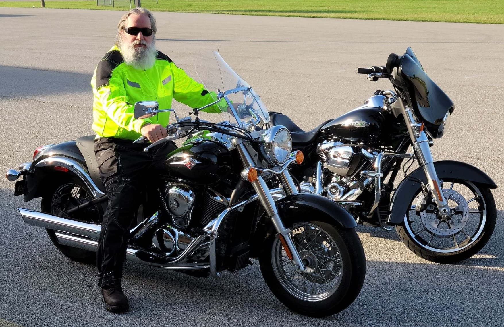Milwaukee Leather MPM1792 Men's Black CE Armored Textile Motorcycle Jacket- All Season Biker Jacket customer photo 2