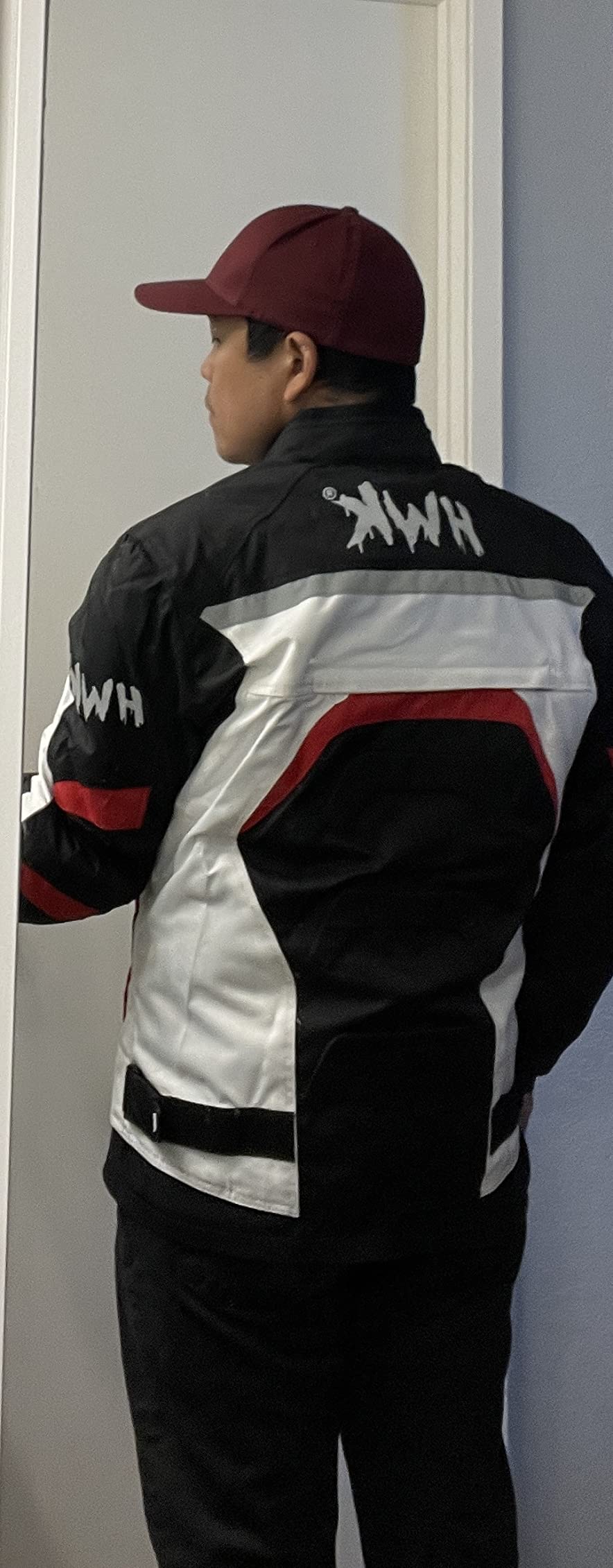 HWK Spyder Motorcycle Jacket for Men with Weather Resistant Cordura Textile Fabric for Enduro Motocross Jacket customer photo 2