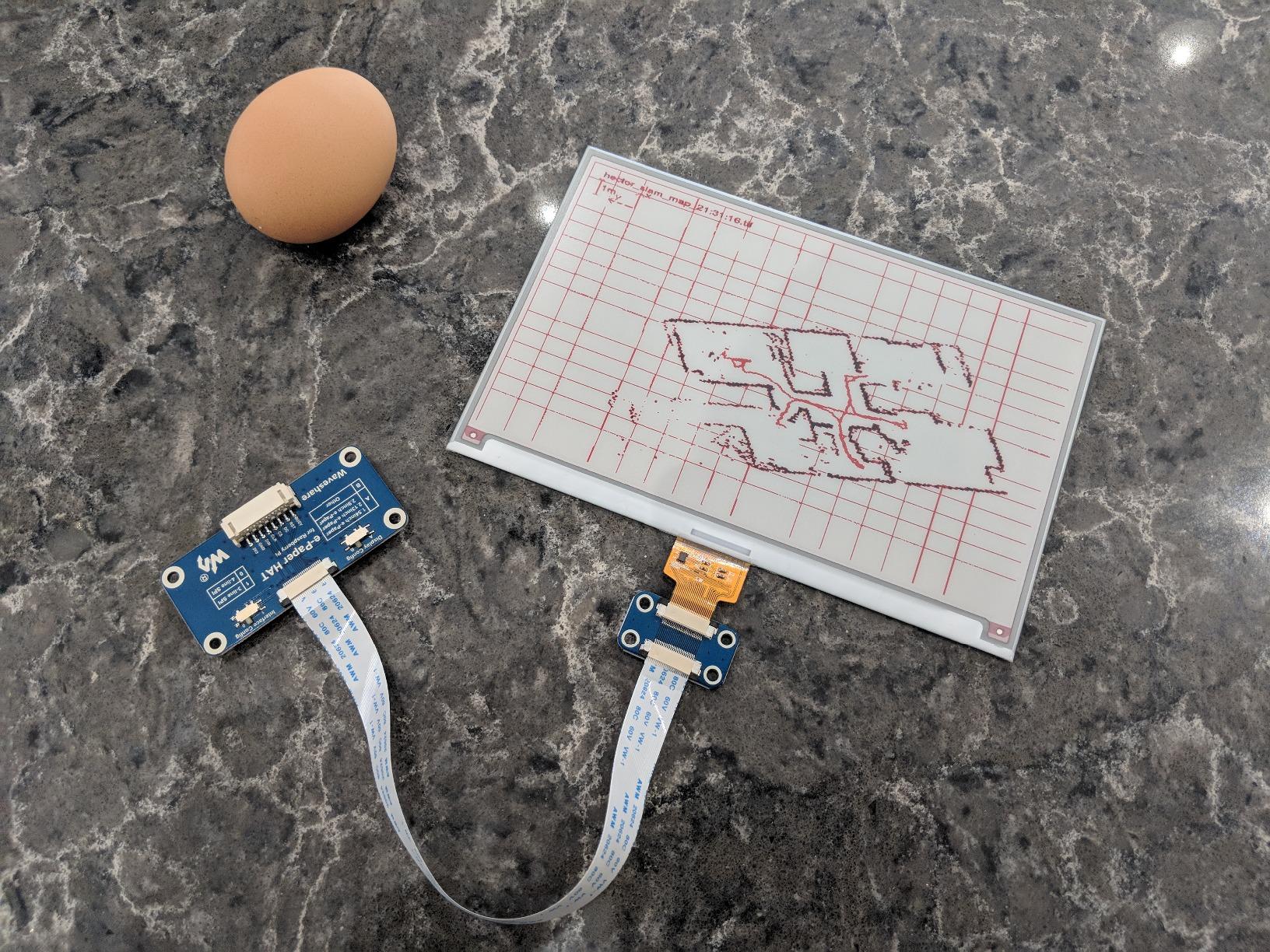 Waveshare 7.5inch E-Paper E-Ink Display HAT Compatible with Raspberry Pi 5/4B/3B/Zero/Zero W/Zero 2W/Pico/Pico W/Pico WH, 800×480 Pixels Red/Black/White Three-Color SPI Interface customer photo 1