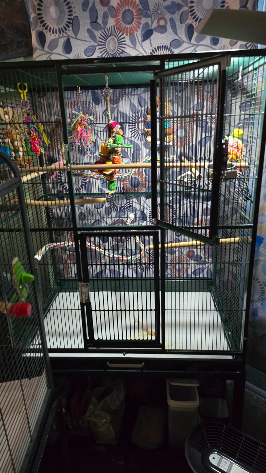 Brisbane Cage (Black) - Large Spacious Durable Metal Cage - for Sugar Gliders, Chinchillas, Squirrels, Ferrets & Other Small Pets customer photo 2