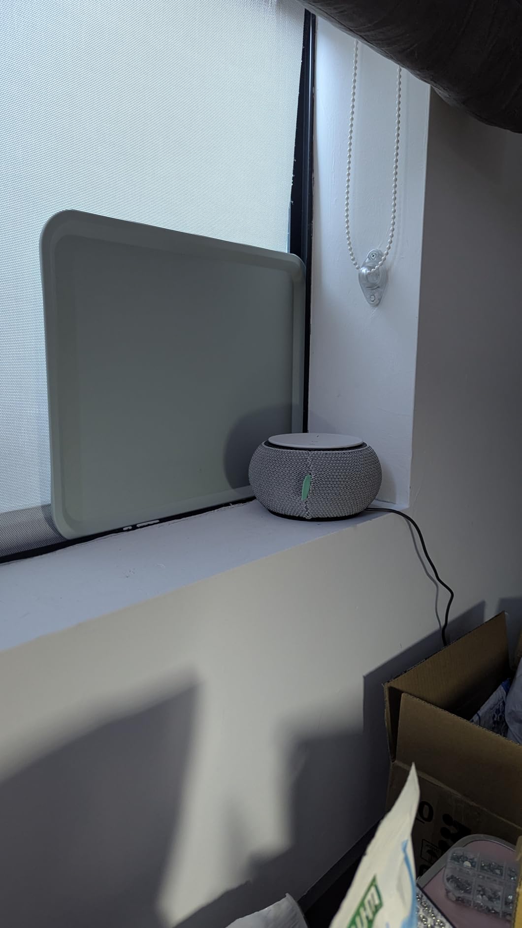 SNOOZ Smart White Noise Sound Machine - Real Fan Inside for Non-Looping White Noise, Sleep Aid for Adults, Travel, Sleeping, Bedroom, Portable, Baby Registry Essential - Cloud customer photo 1