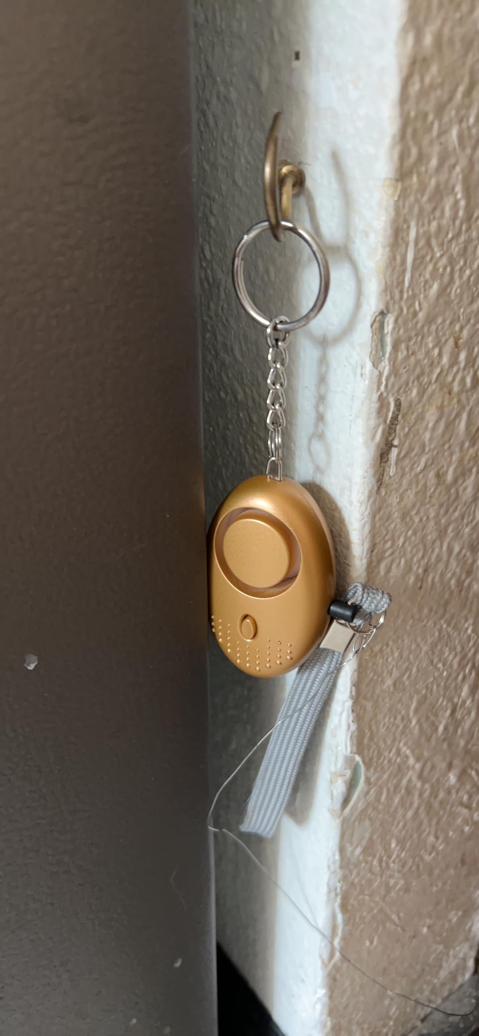 Personal Alarm for Women 140DB Emergency Self-Defense Security Alarm Keychain with LED Light for Women Kids and Elders-2 Pack (Gold & Purple) customer photo 1