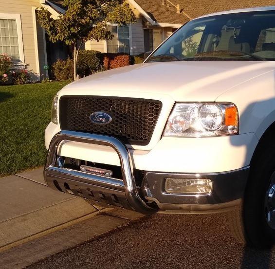 TAC Bull Bar for 2004-2026 Ford F150 Pickup Truck (Excl. Heritage Edition and 10-14 F150 Raptor Models) / 2003-2017 Ford Expedition SUV 3