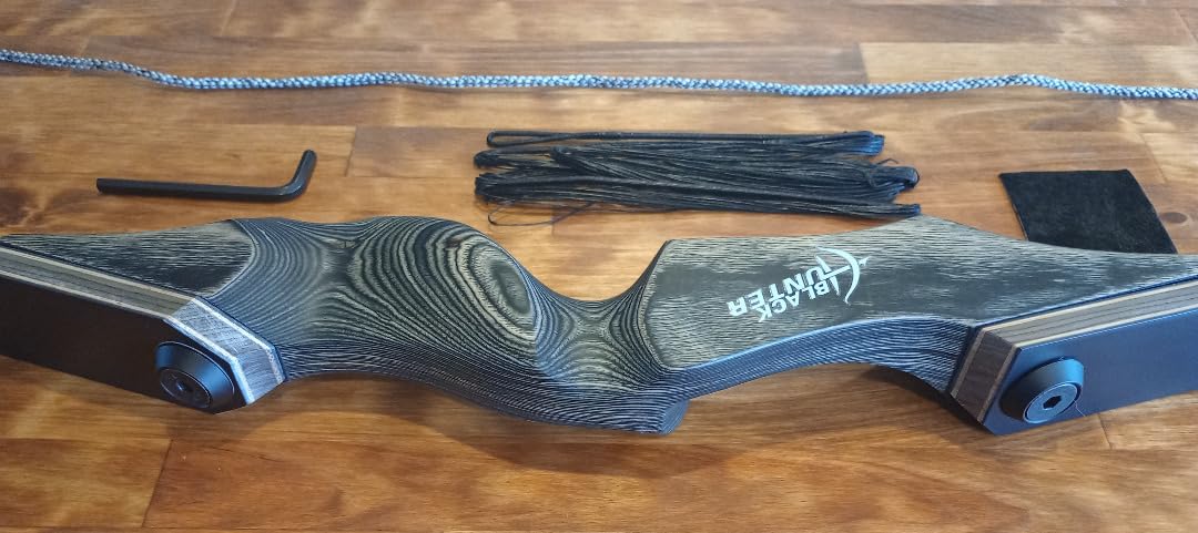 Obert Original Black Hunter Takedown Recurve Bow 60inch with Bamboo Core Limbs Archery Hunting Target Practice customer photo 1