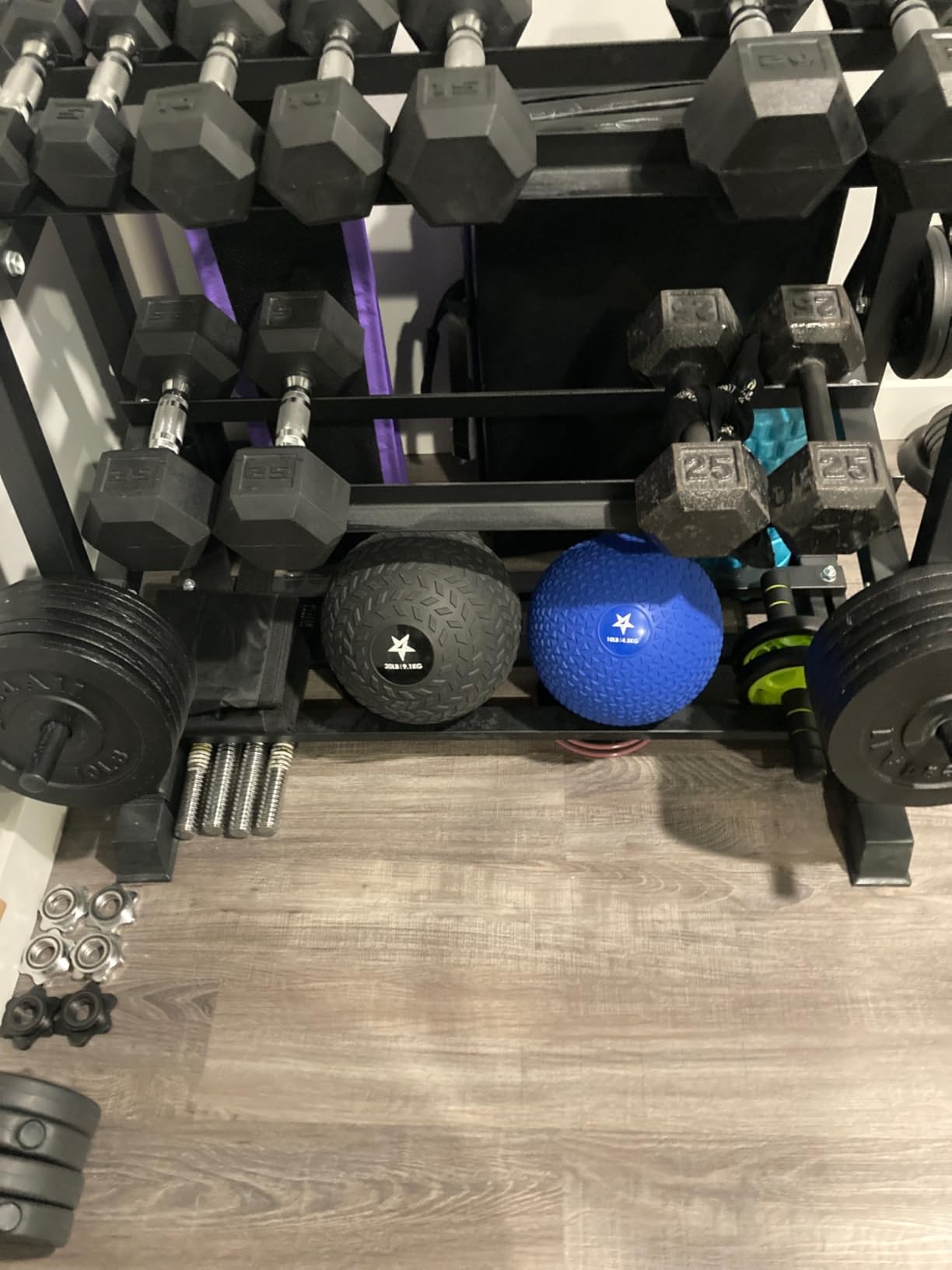 Yes4All Slam Balls, 10-40lb Weighted Ball Weight, Durable PVC Sand Filled Workout Dynamic Slam Ball for Core Strengthen customer photo 2