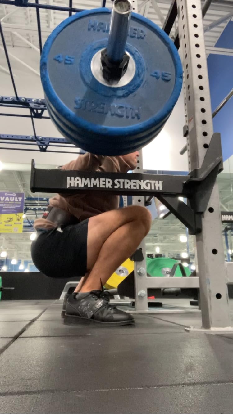 MEGIN Deadlift Shoes - Elevated Heel Gym Footwear for Powerlifting, Weightlifting & Strength Training - Non-Slip Sole Lifting Shoes for Men customer photo 2