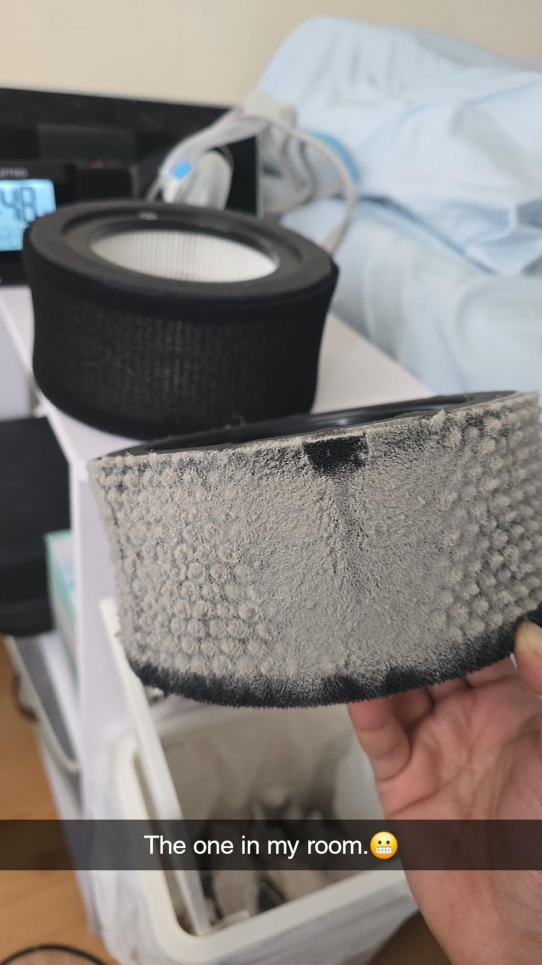 Crane Air Purifier with True HEPA Filter, UV Light, 250 Sq Feet Coverage, Timer Function, Sleep Mode, Washable Particle Filter, EE-5067 customer photo 1