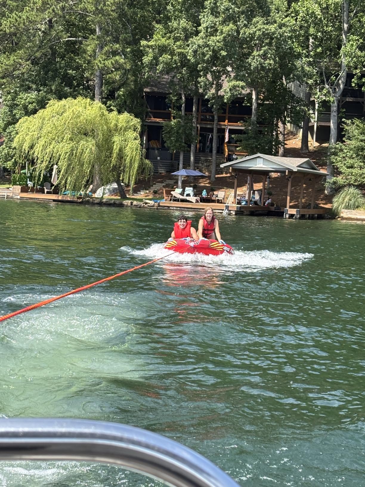 Wow Sports Thriller Towable Deck Tube for Boating Adults, Tubing Boat Inflatable for Water Sports customer photo 2