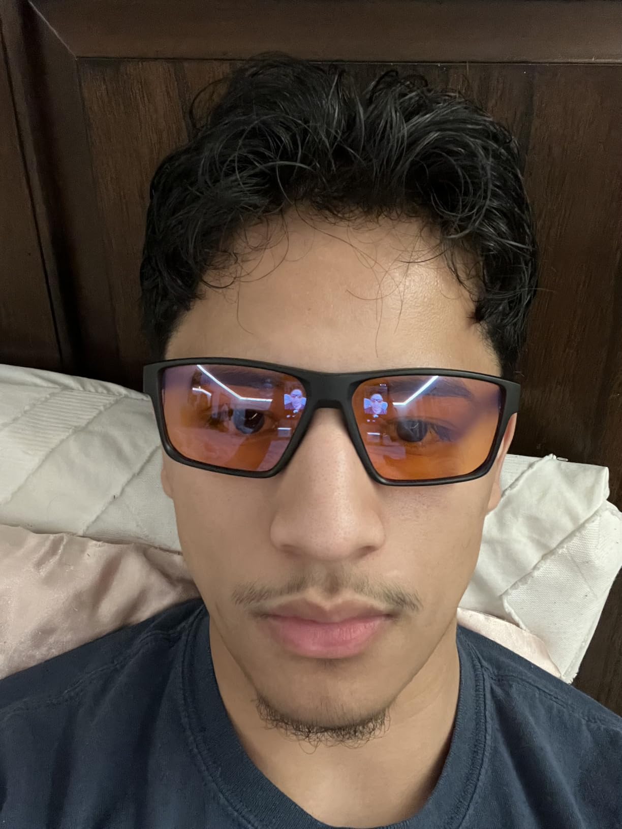 Horus X Blue Light Glasses Men Women | Blue Light Blocking Glasses for Screen Anti-Fatigue Eye Migraine | Gaming Glasses V3 customer photo 2